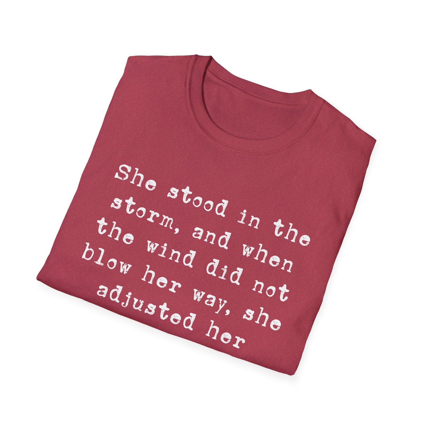 She Stood In The Storm Softstyle T-Shirt
