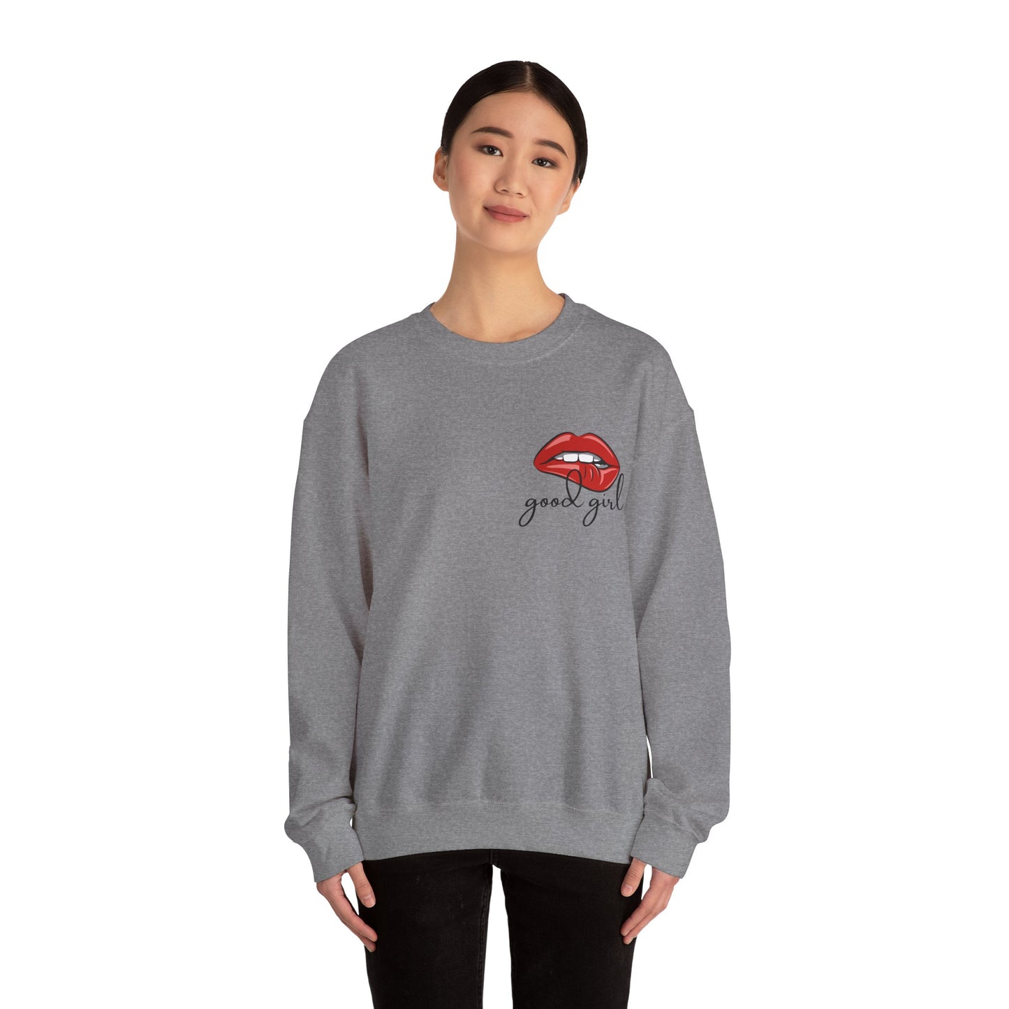 Good Girl Pocket Heavy Blend™ Crewneck Sweatshirt