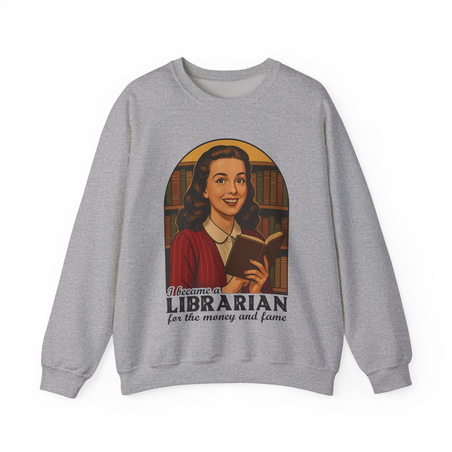 Librarian Heavy Blend™ Crewneck Sweatshirt