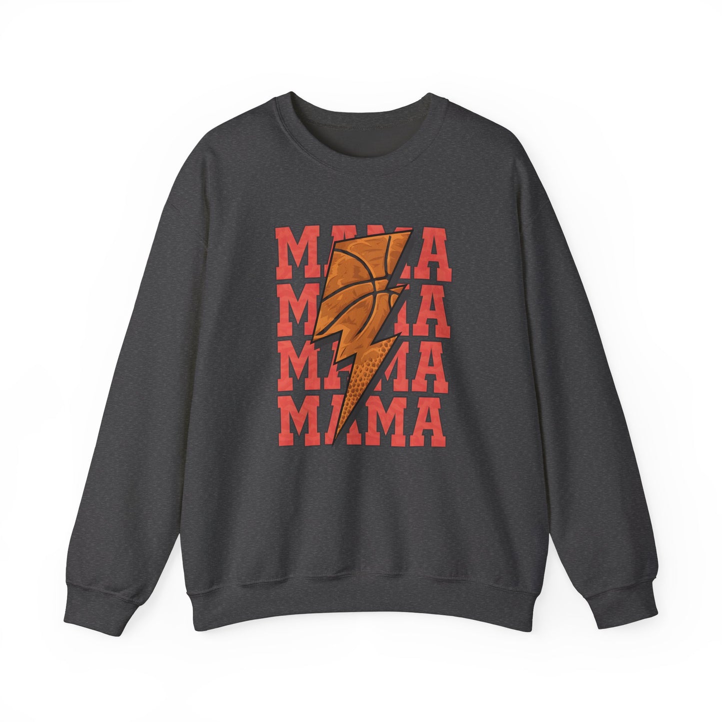 Stacked Basketball Mama Heavy Blend™ Crewneck Sweatshirt