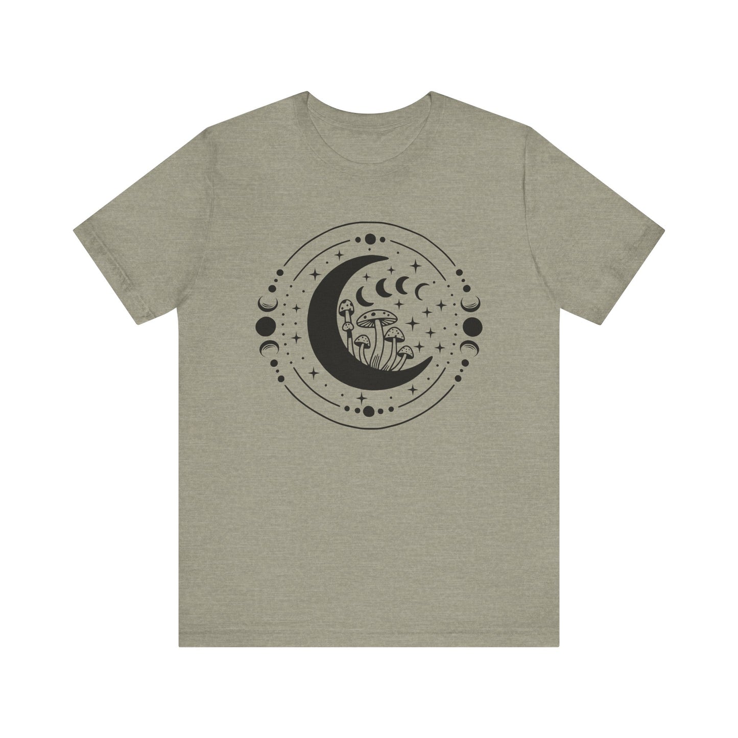Moon and Mushroom Jersey Short Sleeve Tee