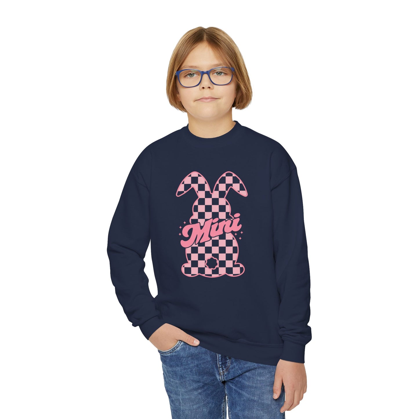 Pink Bunny Mini Crewneck Sweatshirt