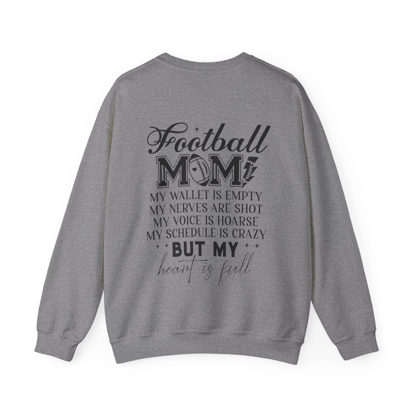 Football Mom F/B Heavy Blend™ Crewneck Sweatshirt