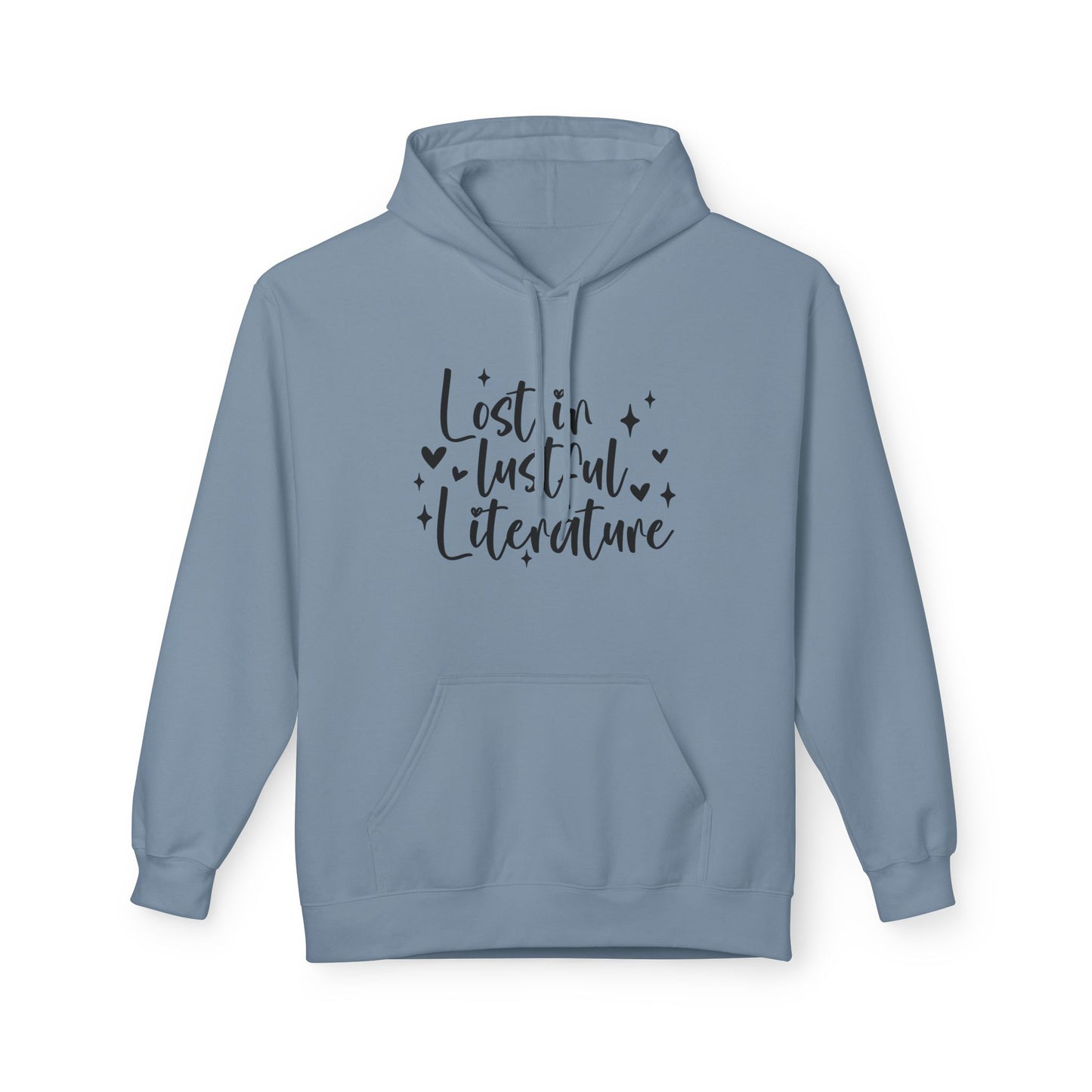 Lost in Lustful Literature Midweight Softstyle Fleece Hoodie