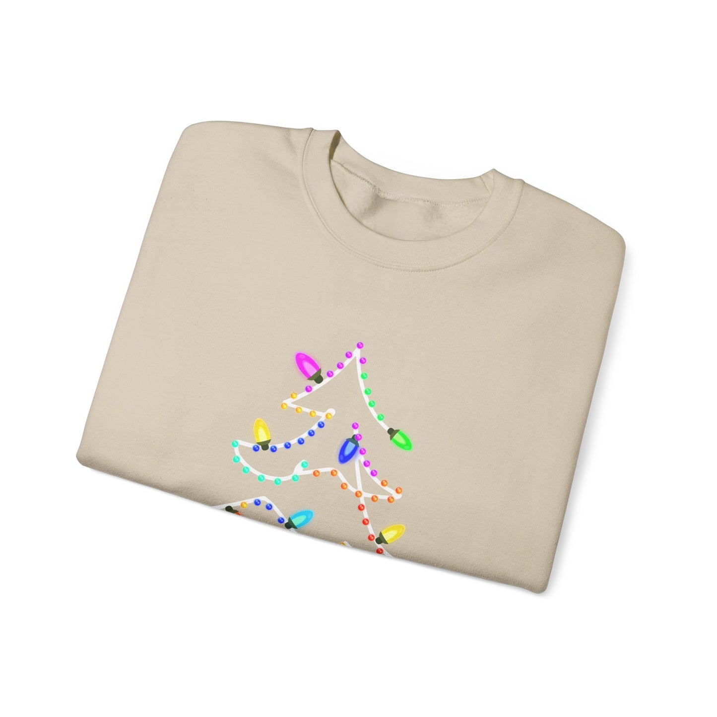 Lighted Christmas Tree  Heavy Blend™ Crewneck Sweatshirt