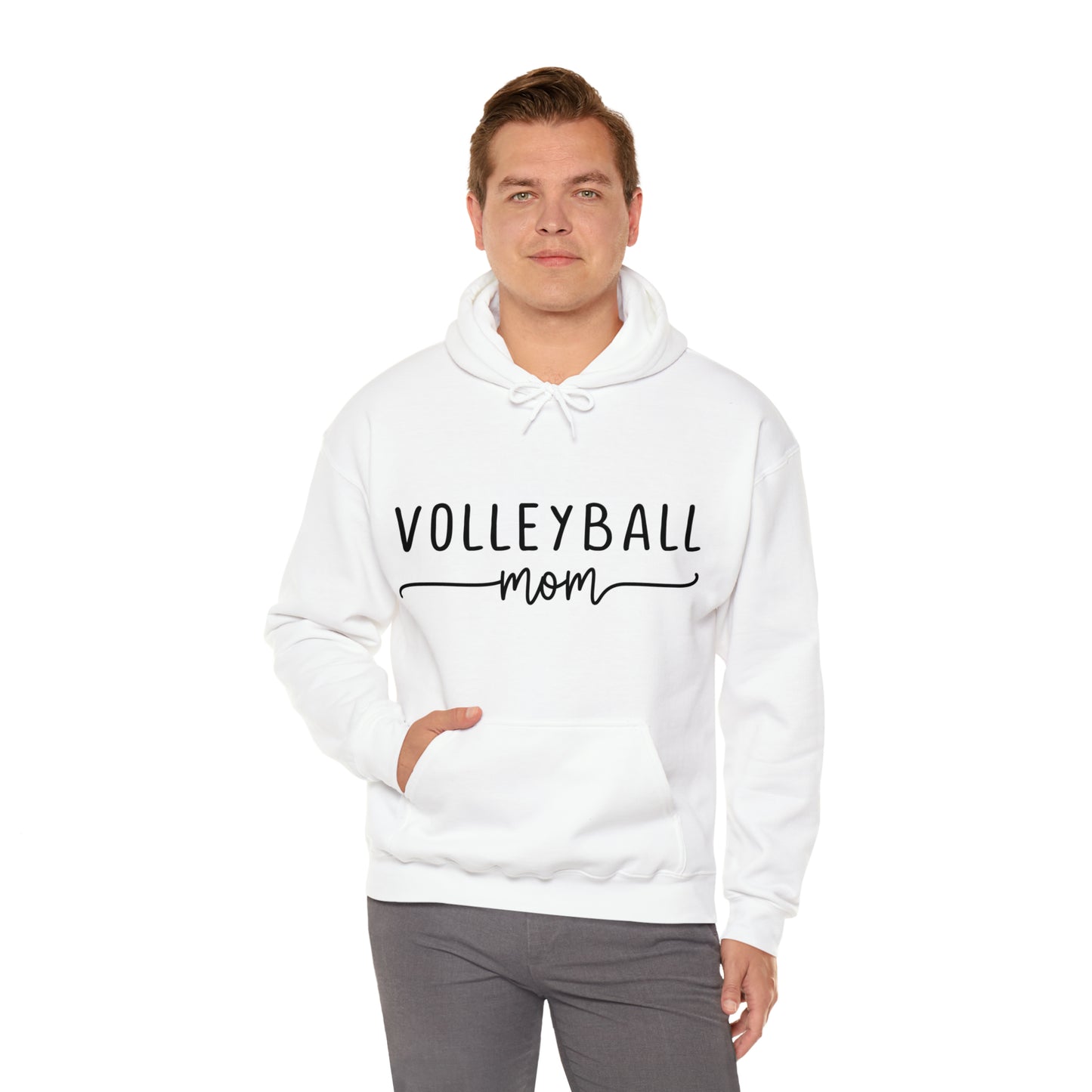 Volleyball MOM Heavy Blend™ Hooded Sweatshirt