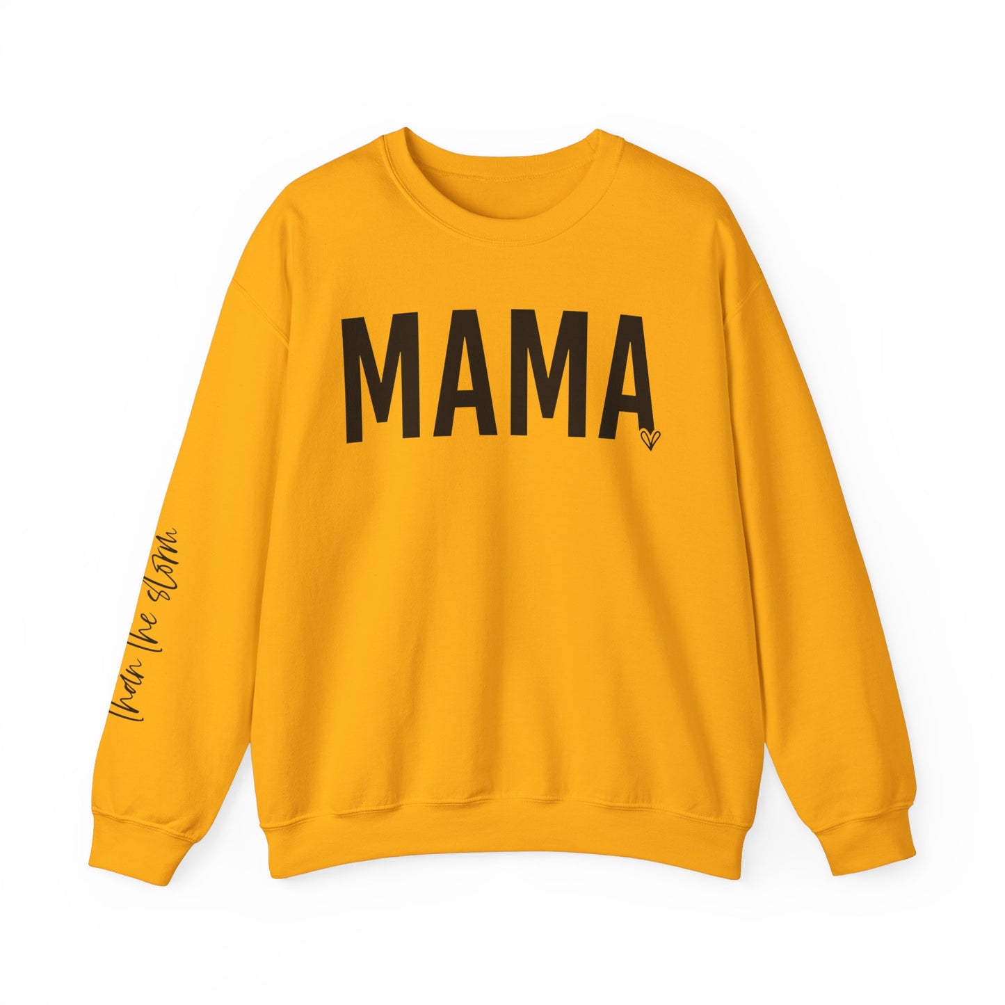 Mama Stronger Than The Storm Sleeve Heavy Blend™ Crewneck Sweatshirt