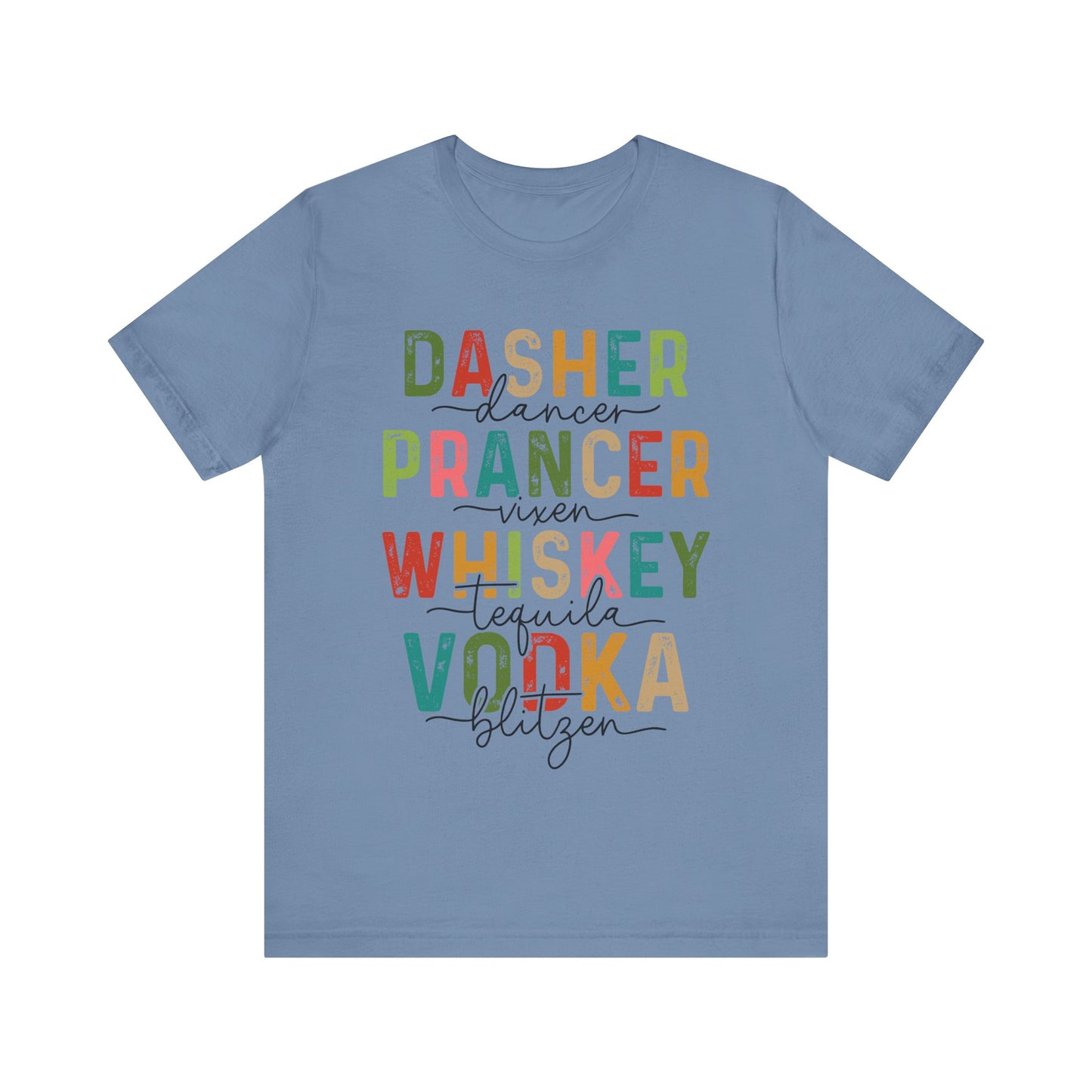Reindeer/ Liquor Jersey Short Sleeve Tee