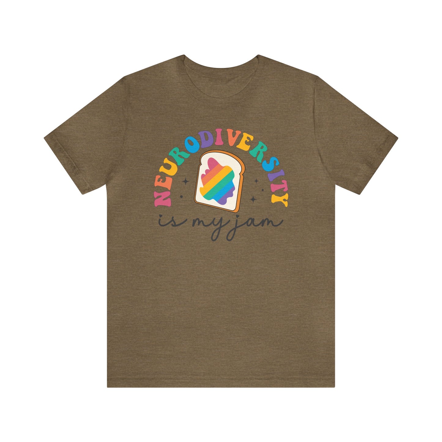 Neurodiversity Is My Jam Jersey Short Sleeve Tee