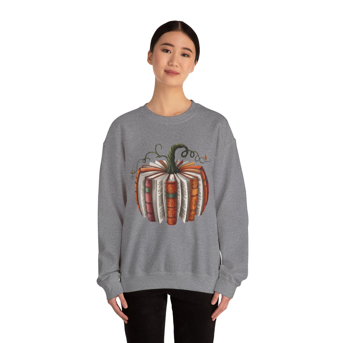 Book Pumpkin Heavy Blend™ Crewneck Sweatshirt
