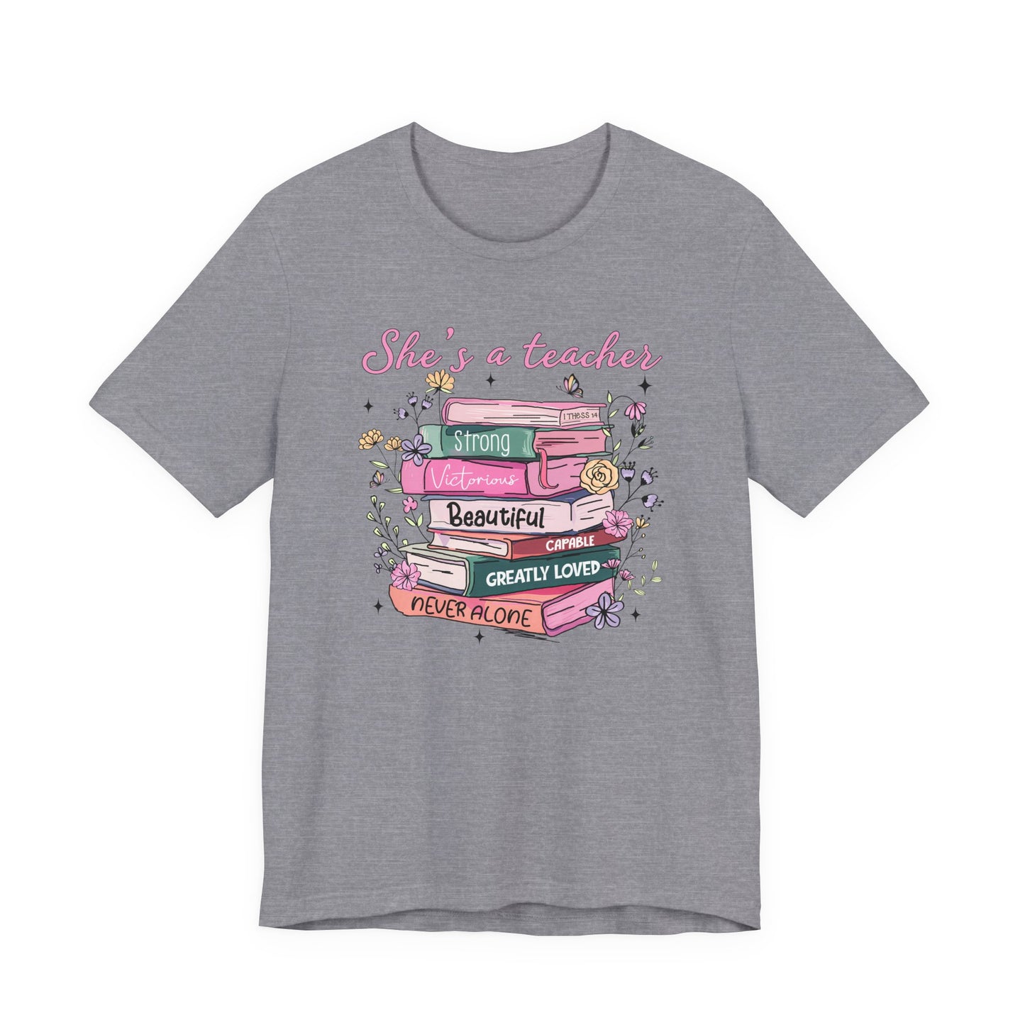She’s A Teacher Jersey Short Sleeve Tee