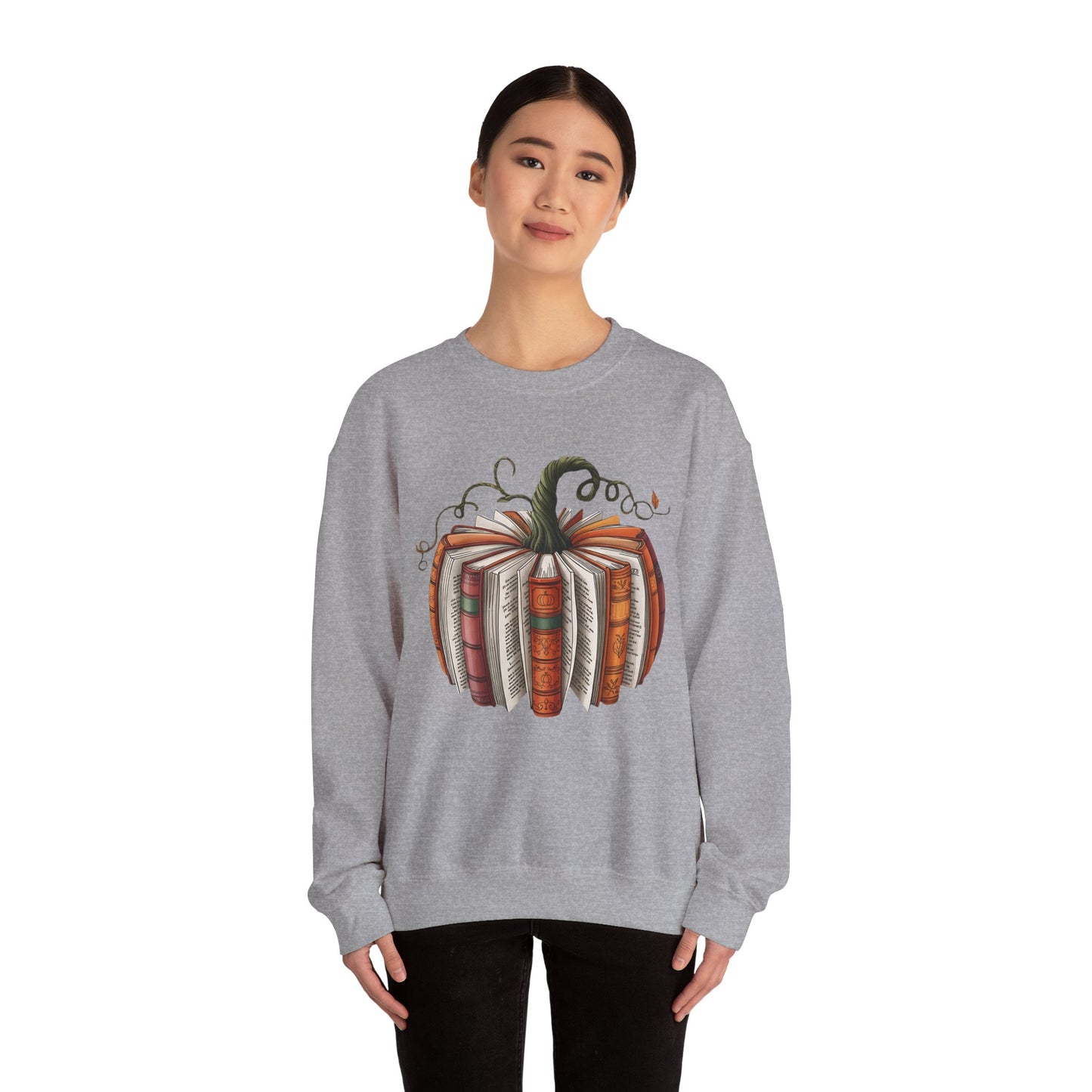 Book Pumpkin Heavy Blend™ Crewneck Sweatshirt