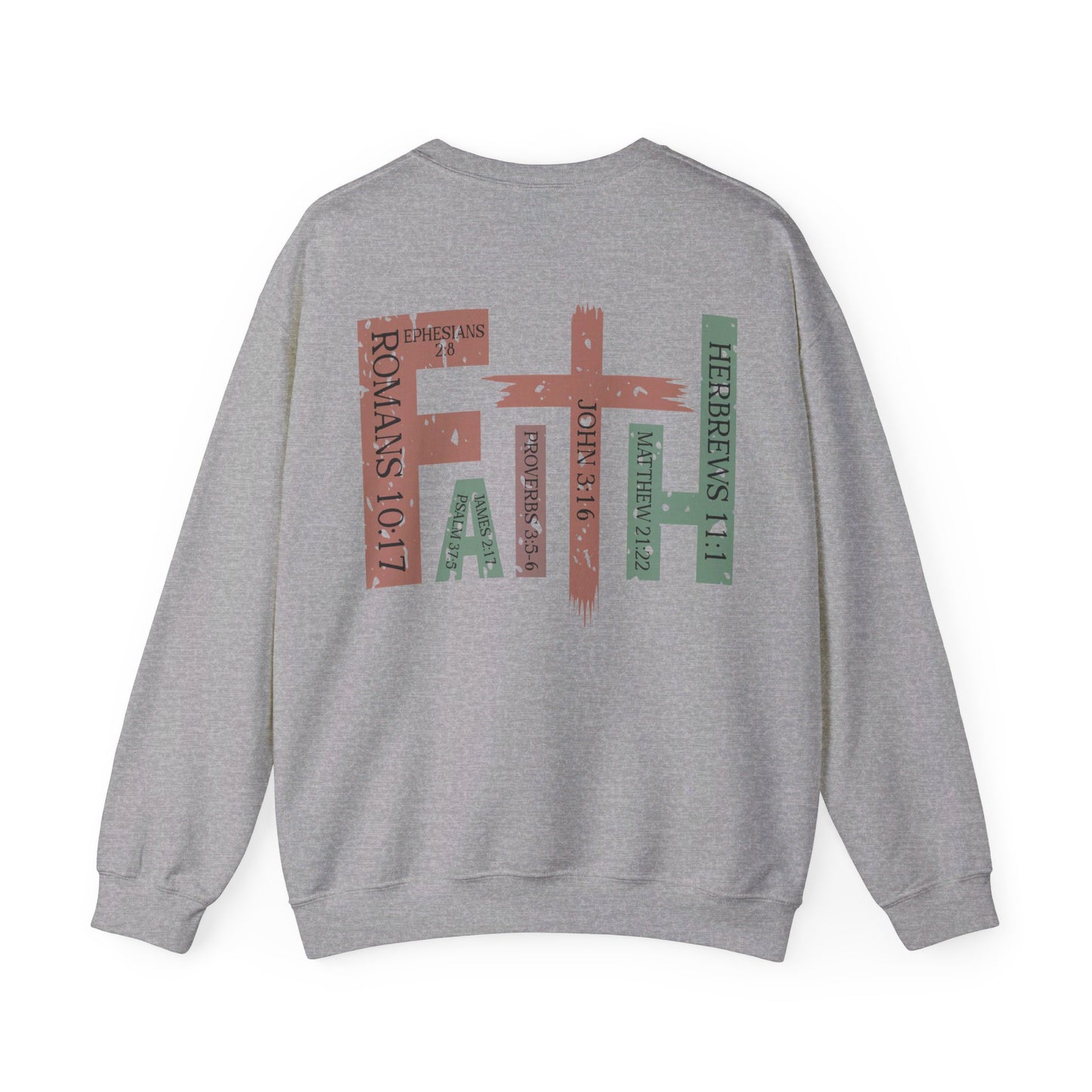 Faith F/B Heavy Blend™ Crewneck Sweatshirt
