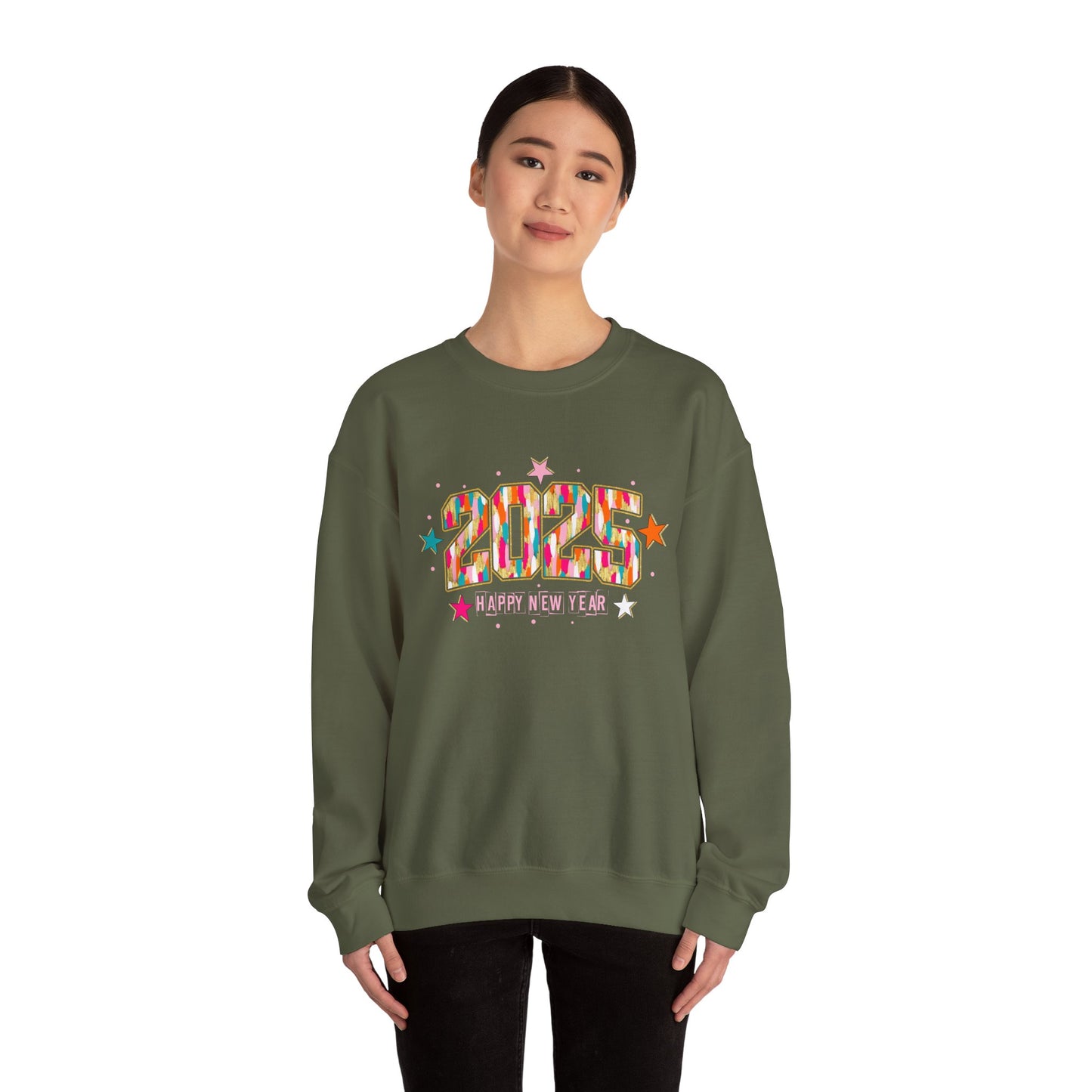 2025 Happy New Year Heavy Blend™ Crewneck Sweatshirt