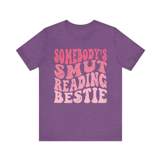 Somebody’s Smut Reading Bestie Jersey Short Sleeve Tee