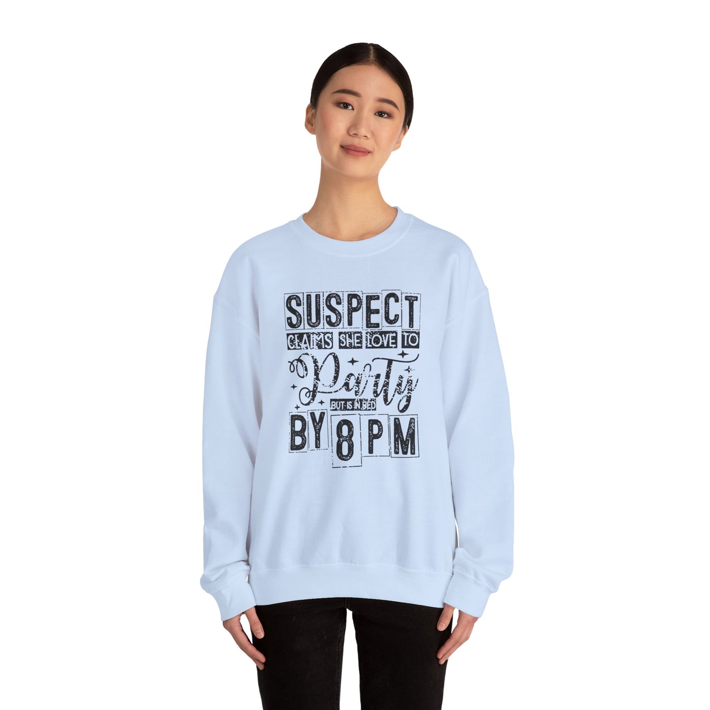 Suspect Claim To Love To Party Heavy Blend™ Crewneck Sweatshirt