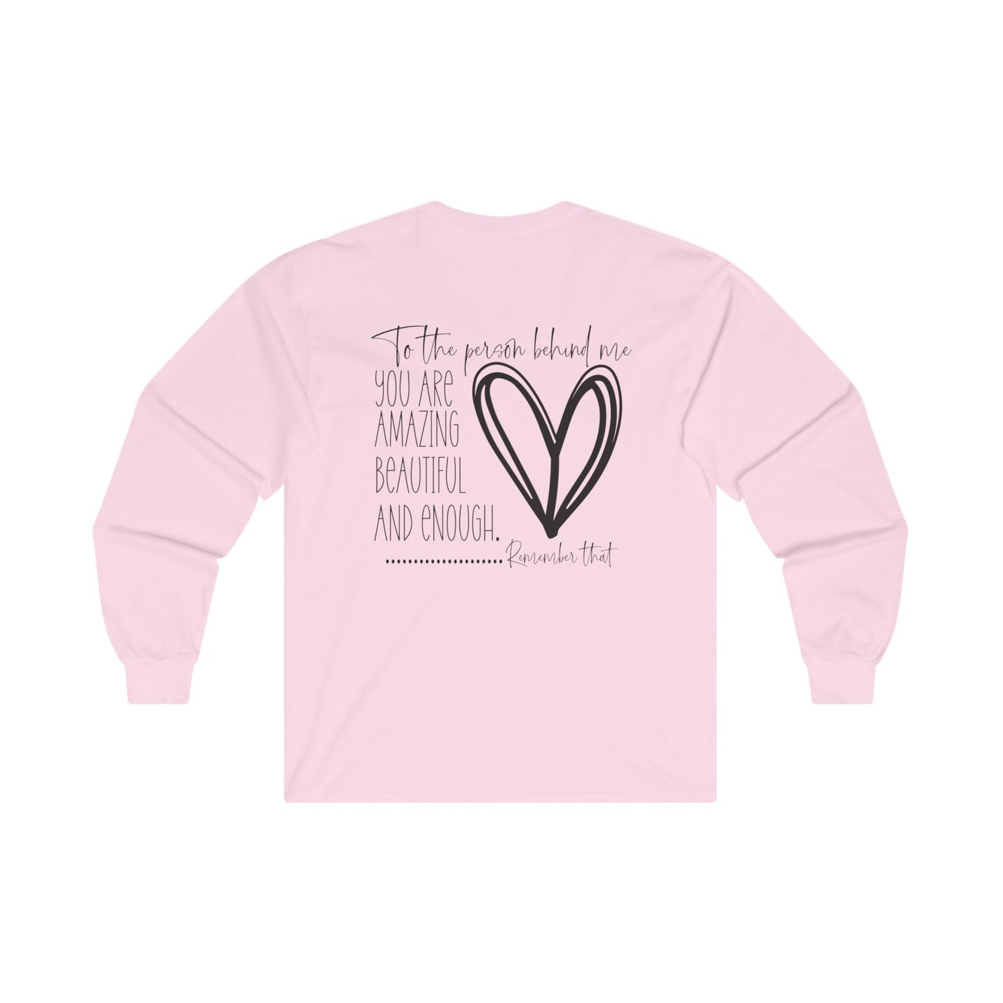 Person Behind Me Ultra Cotton Long Sleeve Tee