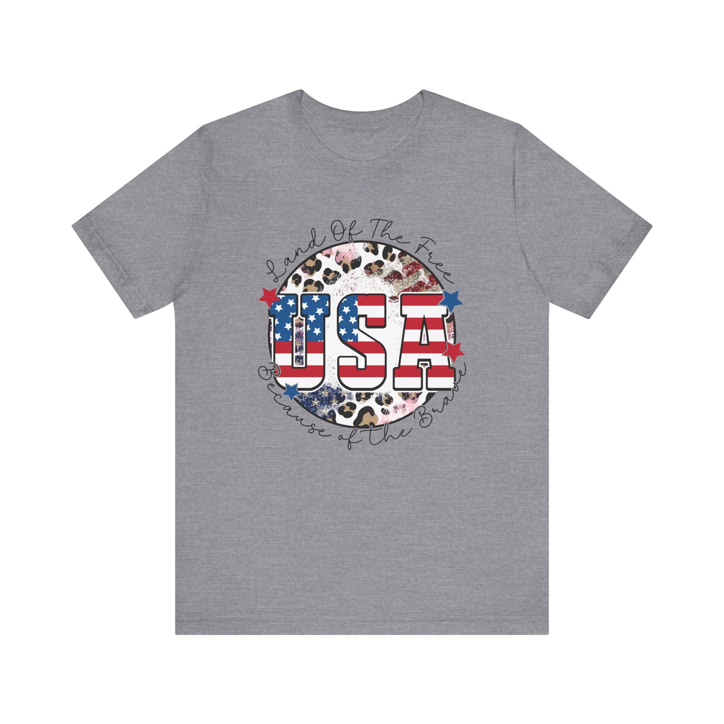 Land Of The Free Jersey Short Sleeve Tee