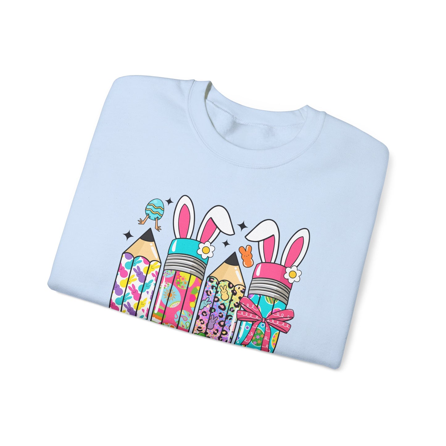 Easter Pencils Teacher Life  Heavy Blend™ Crewneck Sweatshirt