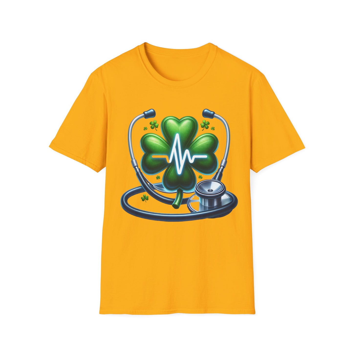 Stethoscope Clover Softstyle T-Shirt