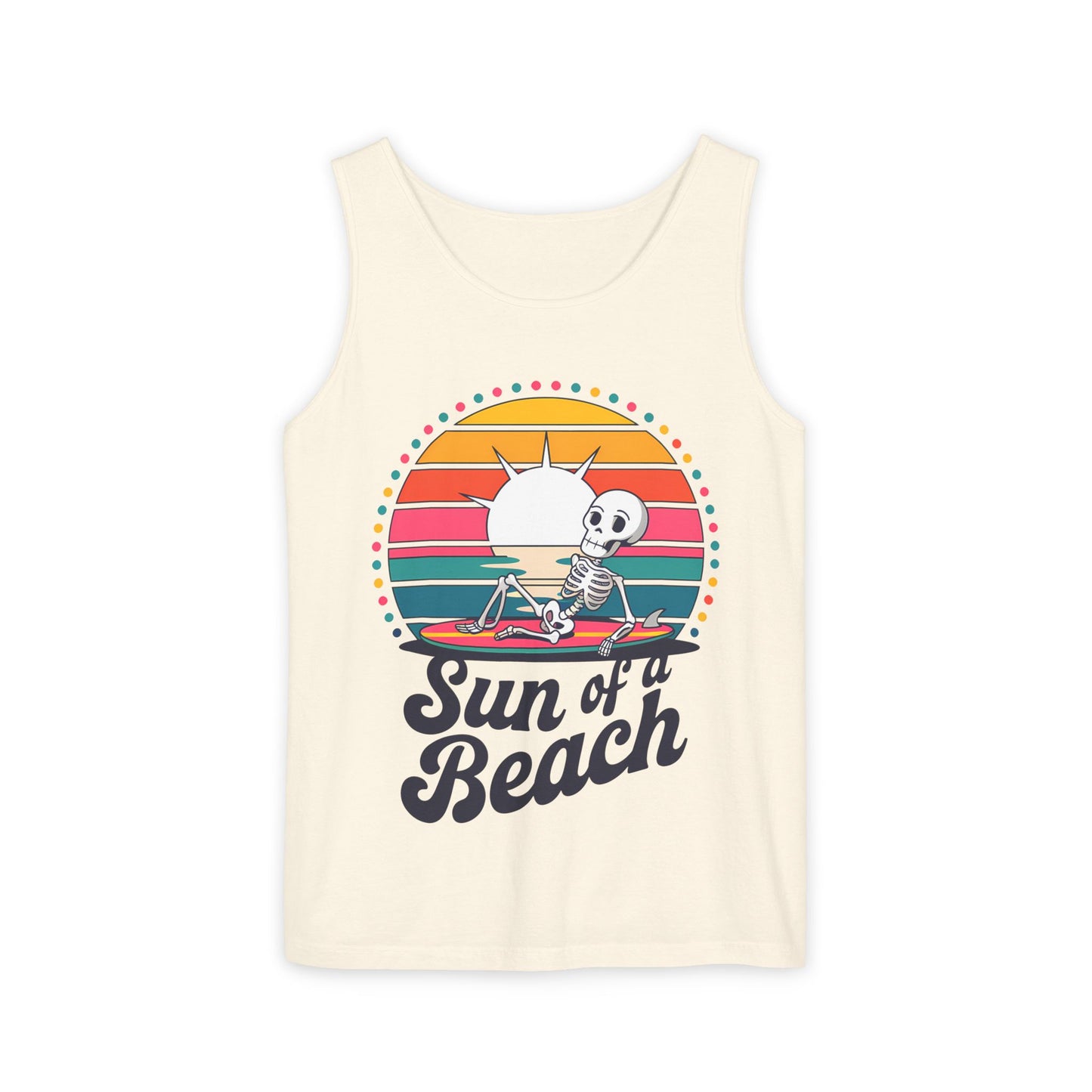 Sun Of A Beach Garment-Dyed Tank Top
