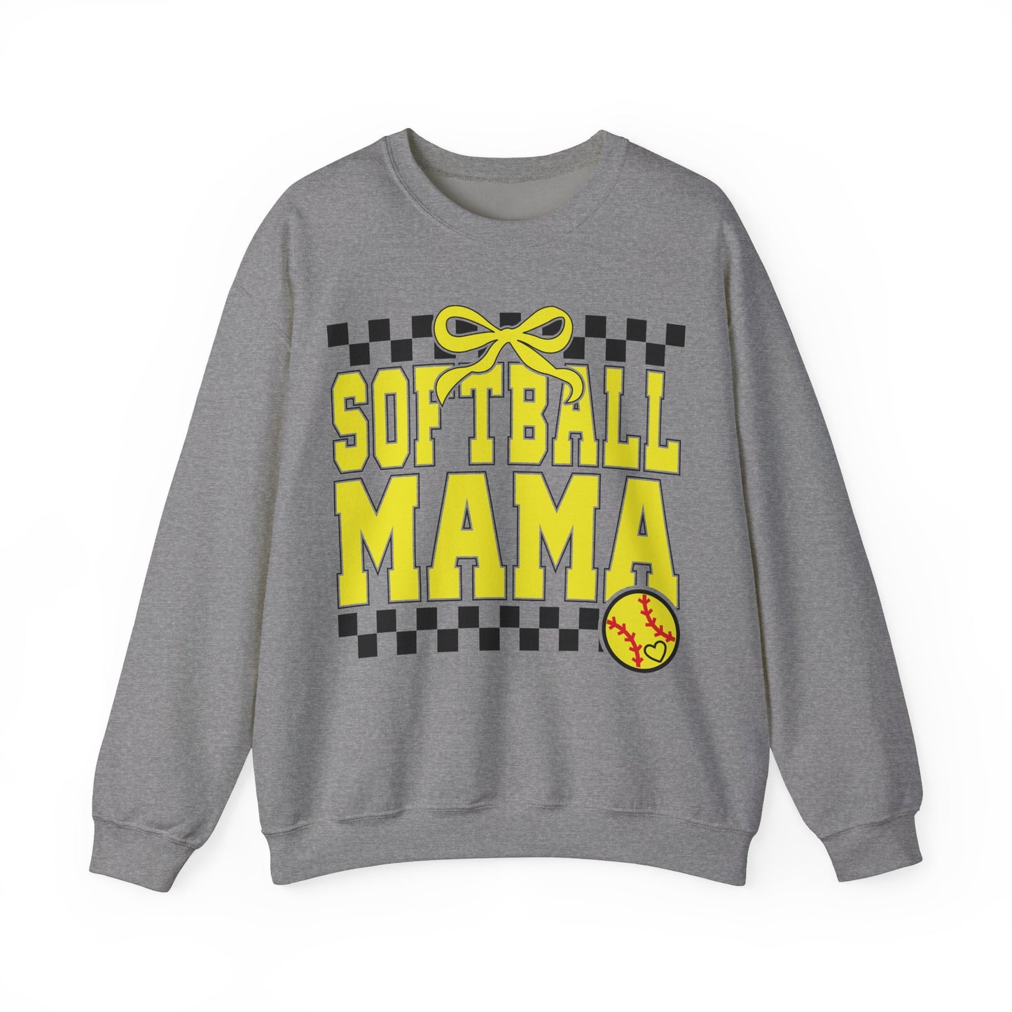 Softball Mama Heavy Blend™ Crewneck Sweatshirt