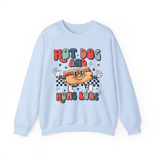 Hot Dogs and Home Runs Heavy Blend™ Crewneck Sweatshirt