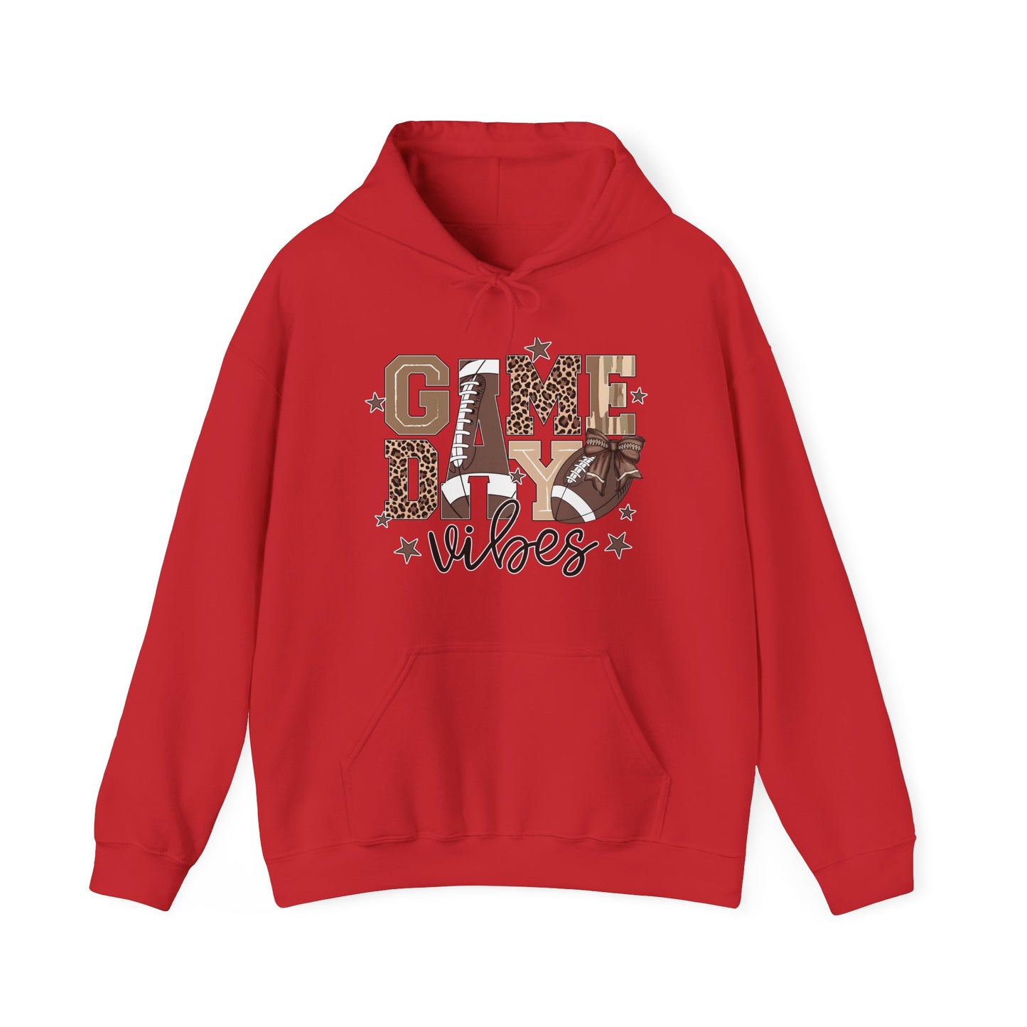 Football Game Day Vibes  Heavy Blend™ Hooded Sweatshirt