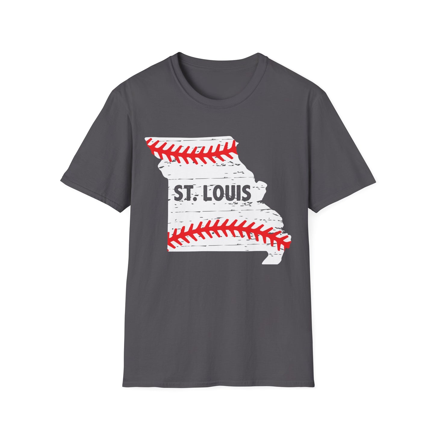 St Louis Baseball State Softstyle T-Shirt