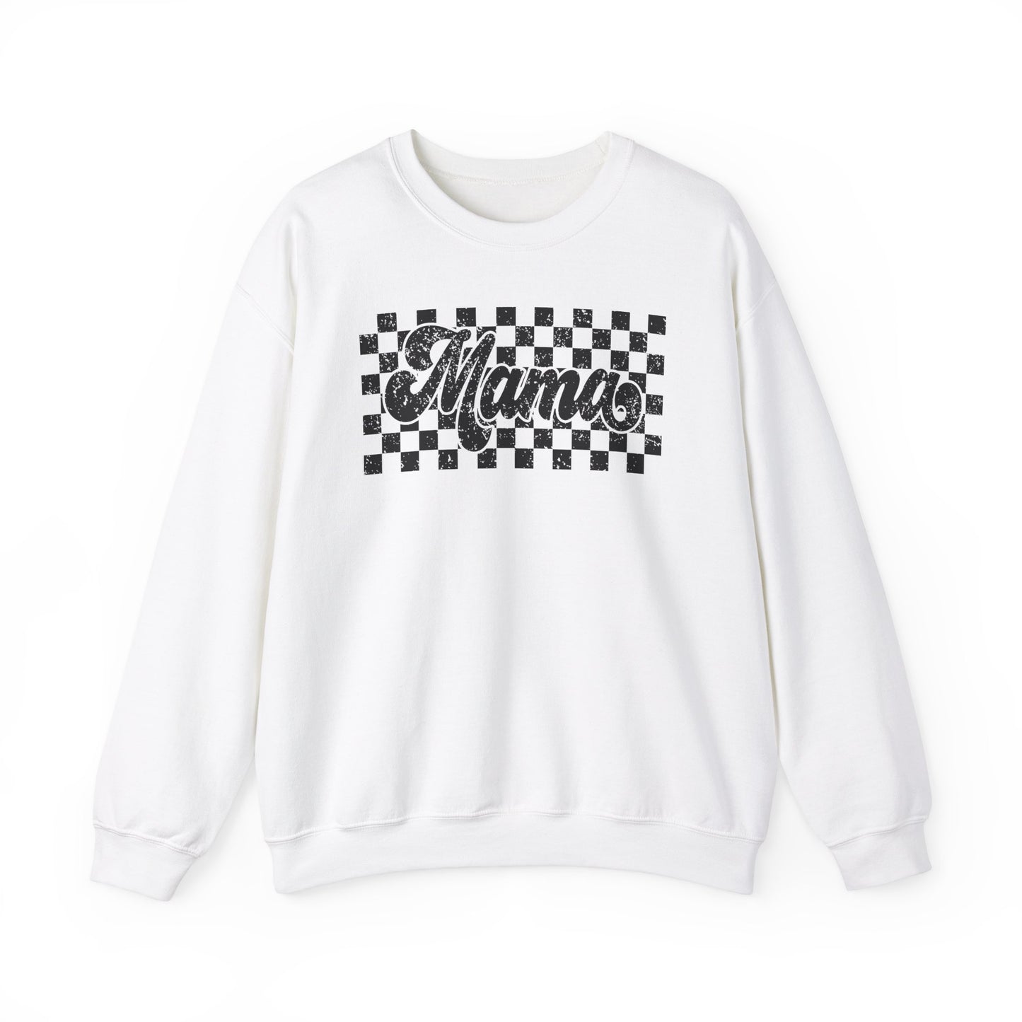 Checkered Mama Heavy Blend™ Crewneck Sweatshirt