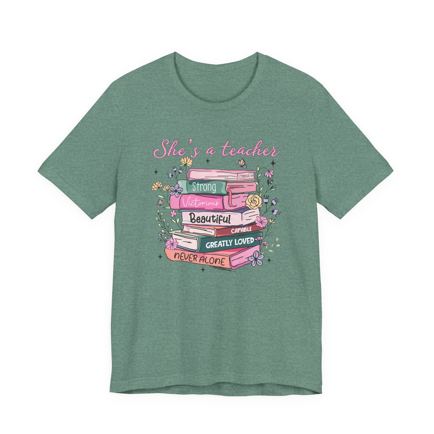 She’s A Teacher Jersey Short Sleeve Tee