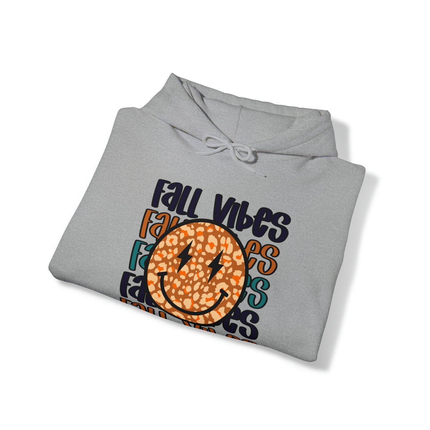 Fall Vibes Smile Heavy Blend™ Hooded Sweatshirt