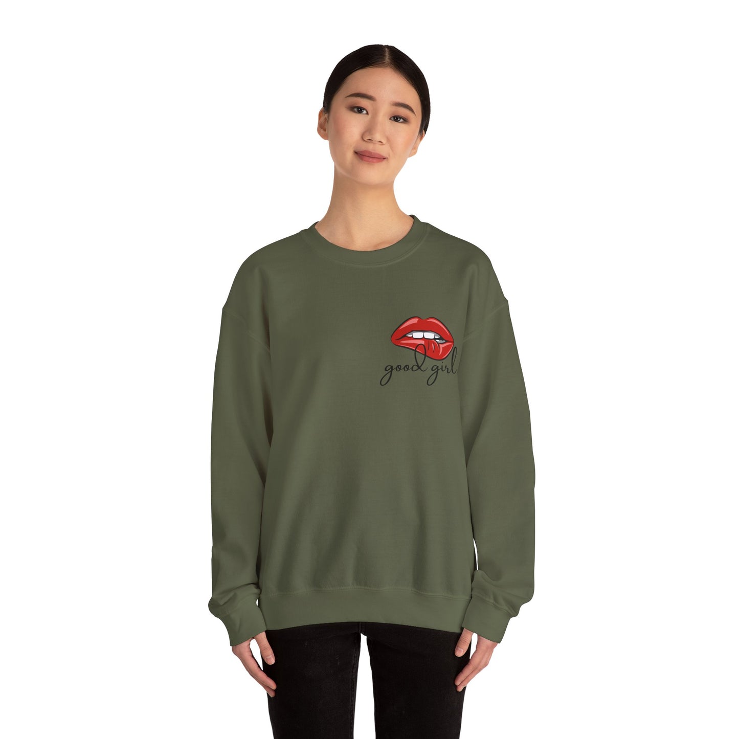 Good Girl Pocket Heavy Blend™ Crewneck Sweatshirt
