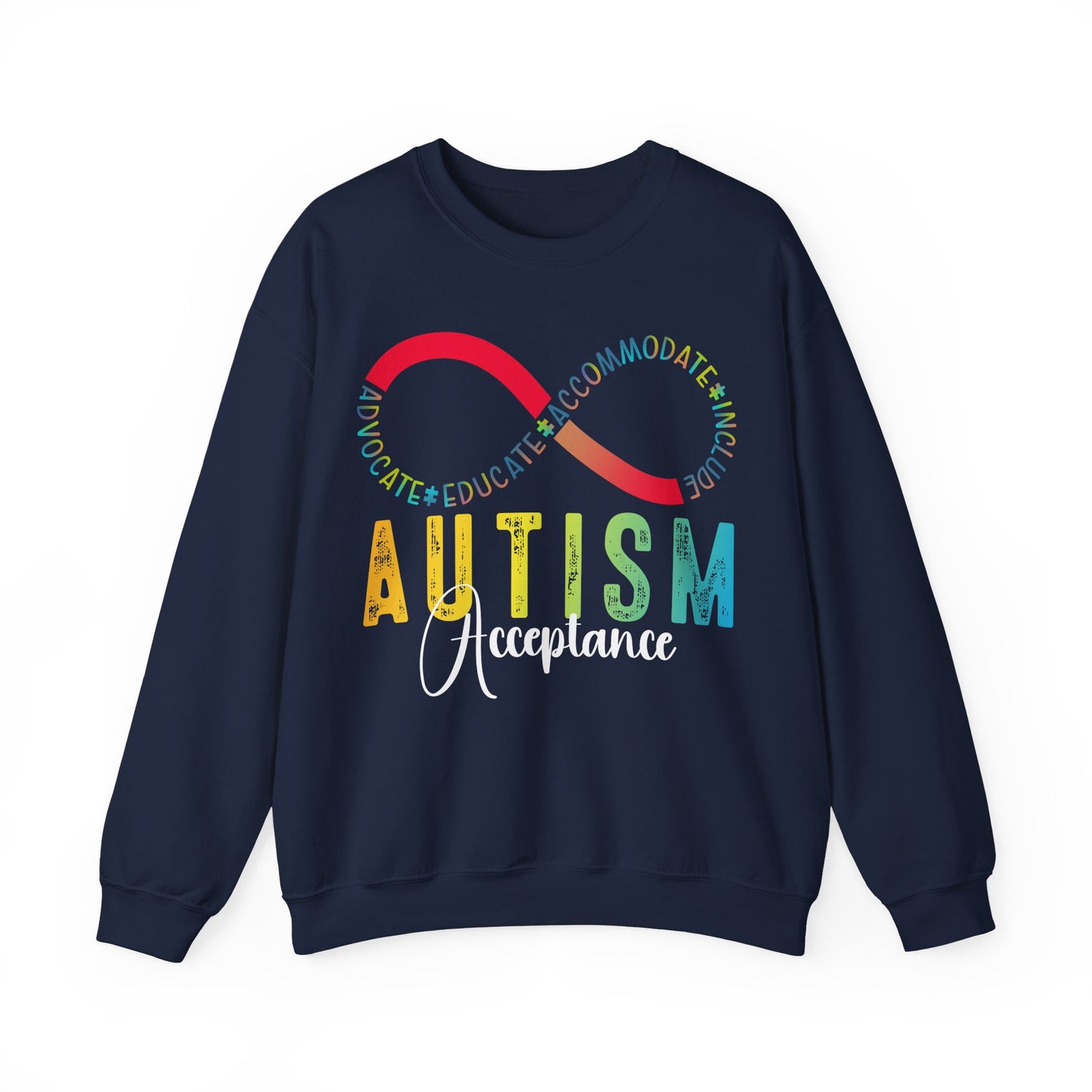 Autism Acceptance Heavy Blend™ Crewneck Sweatshirt