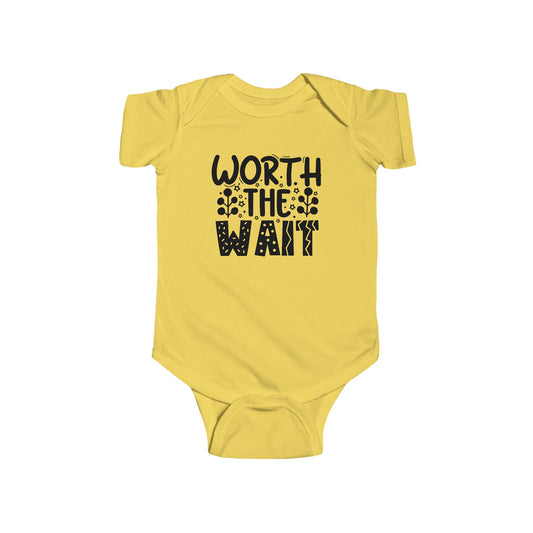Worth The Wait Infant Fine Jersey Bodysuit