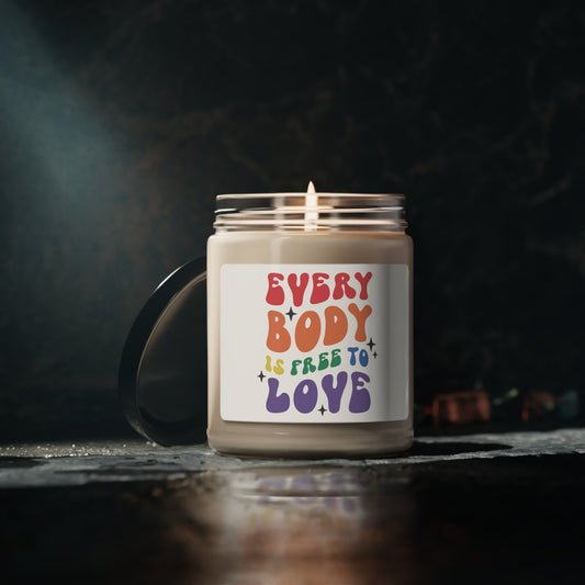 Everybody Is Free To Love Scented Soy Candle, 9oz