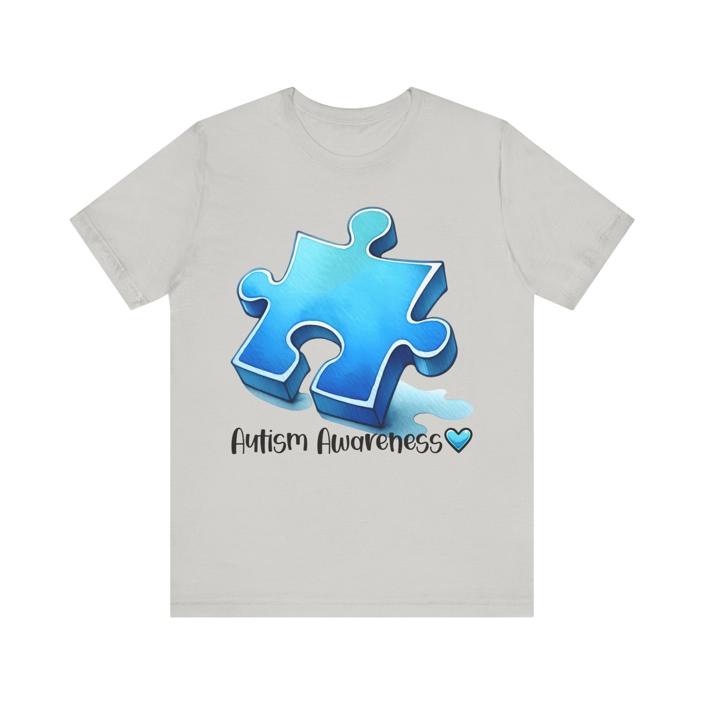 Puzzle Autism Awareness Jersey Short Sleeve Tee