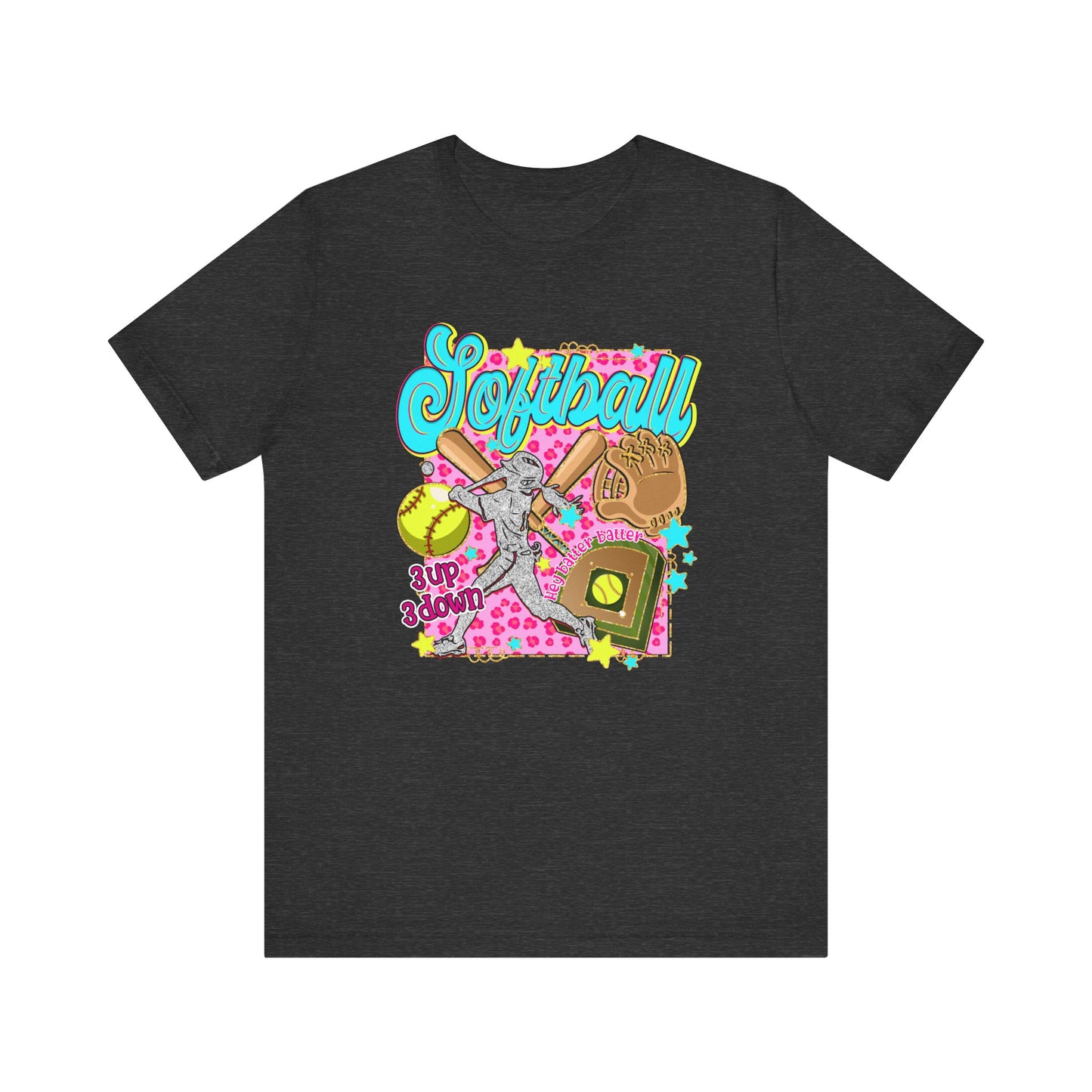 Retro Softball Jersey Short Sleeve Tee