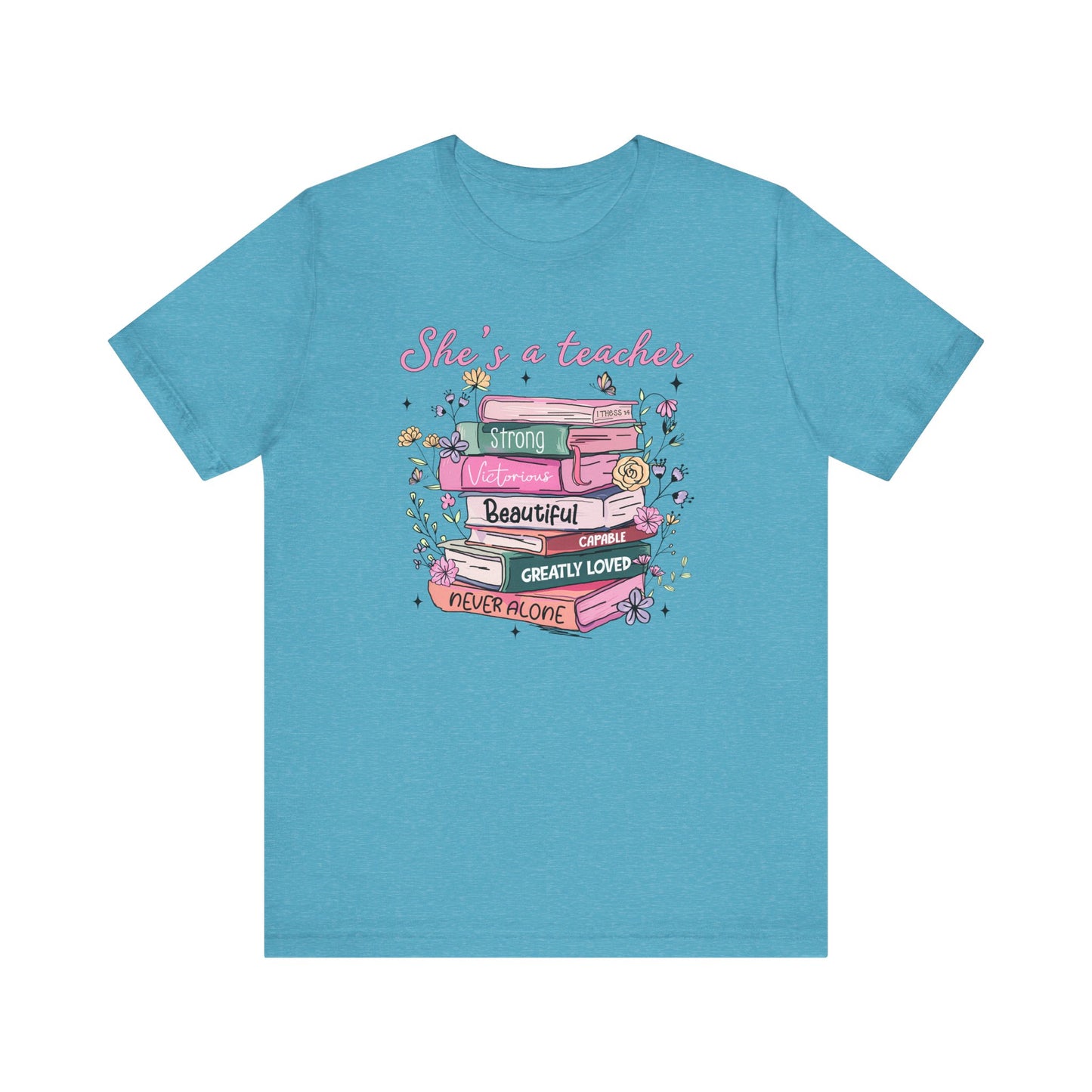 She’s A Teacher Jersey Short Sleeve Tee