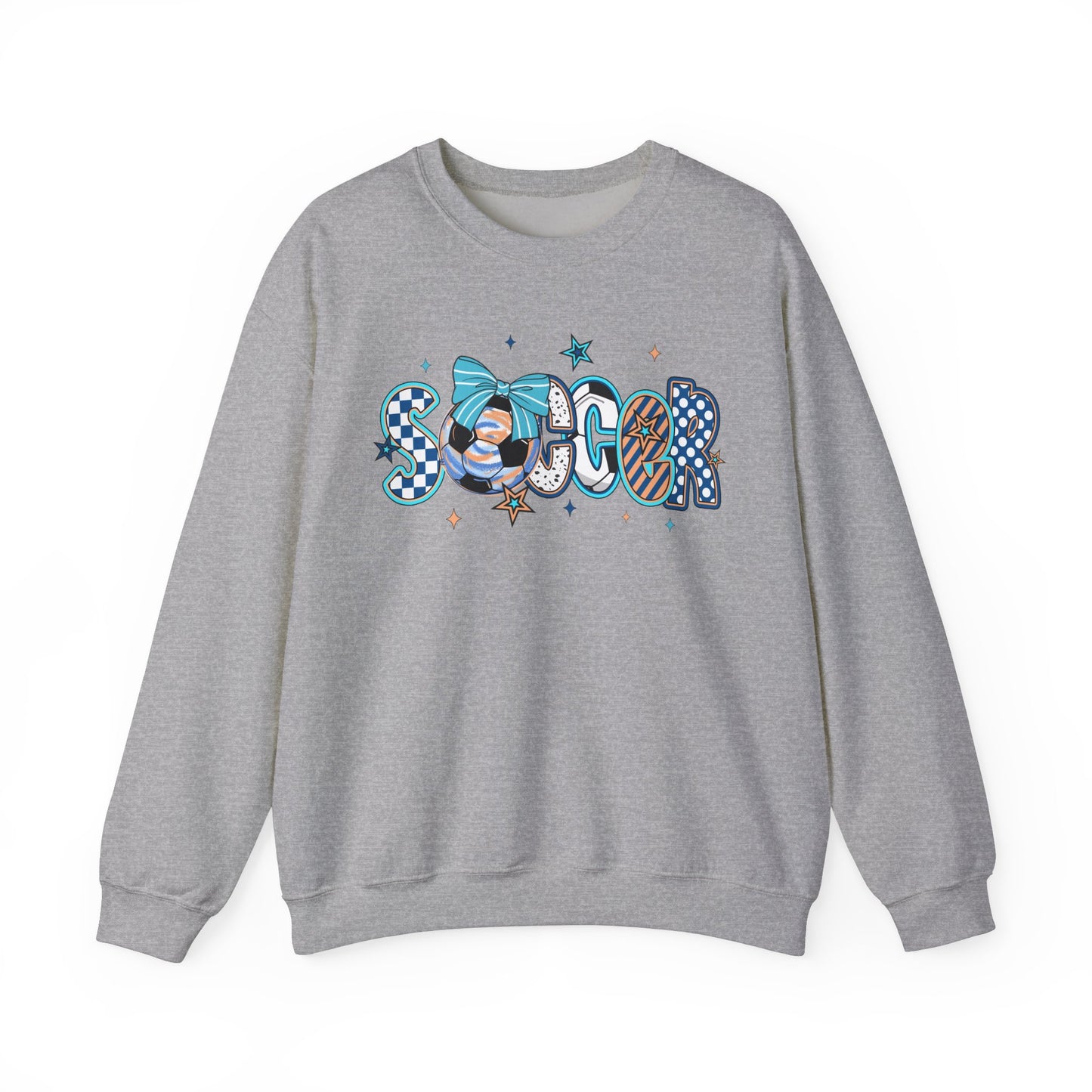 Doodle Soccer Heavy Blend™ Crewneck Sweatshirt