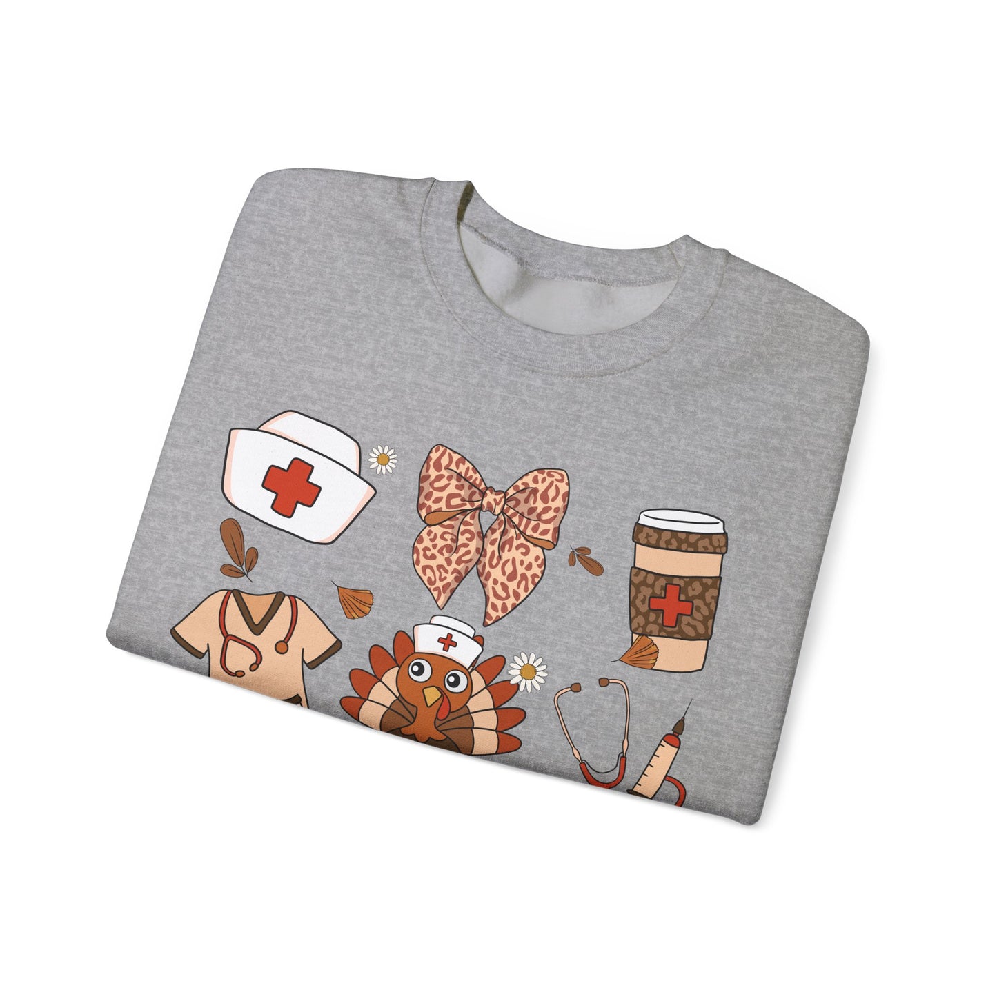 Nurse Turkey Heavy Blend™ Crewneck Sweatshirt