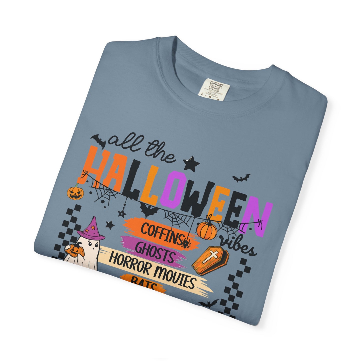 All The Halloween Vibes Garment-Dyed T-shirt