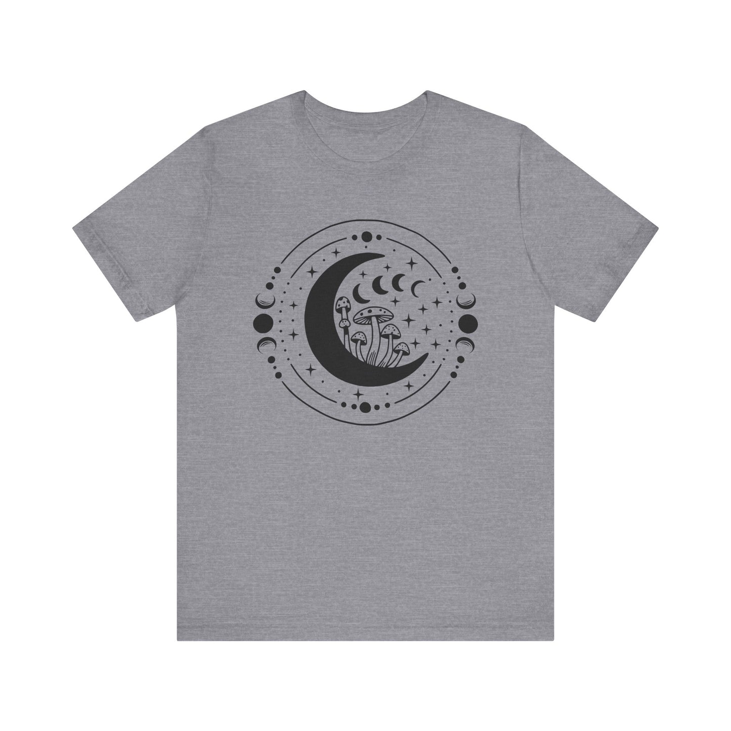 Moon and Mushroom Jersey Short Sleeve Tee