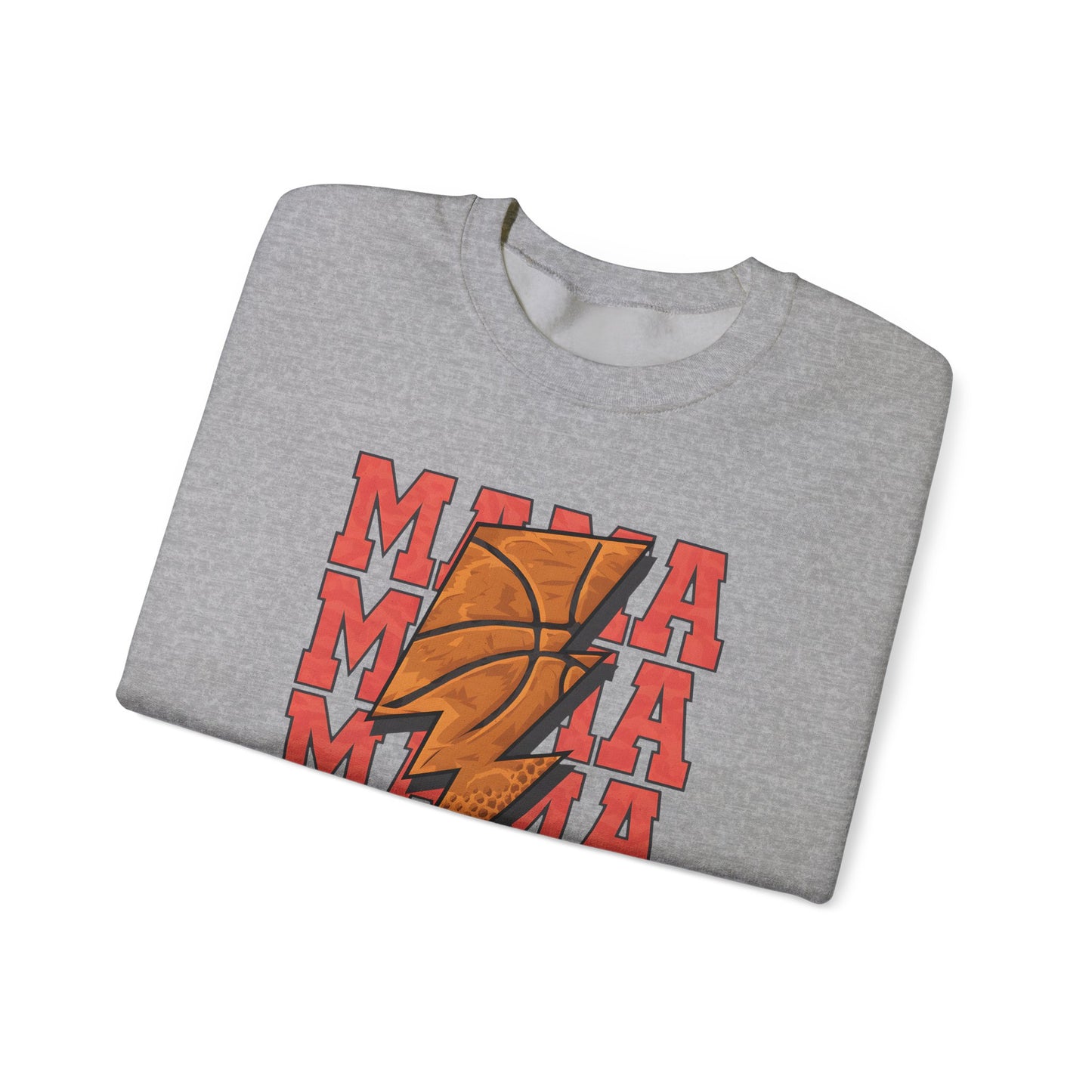 Stacked Basketball Mama Heavy Blend™ Crewneck Sweatshirt