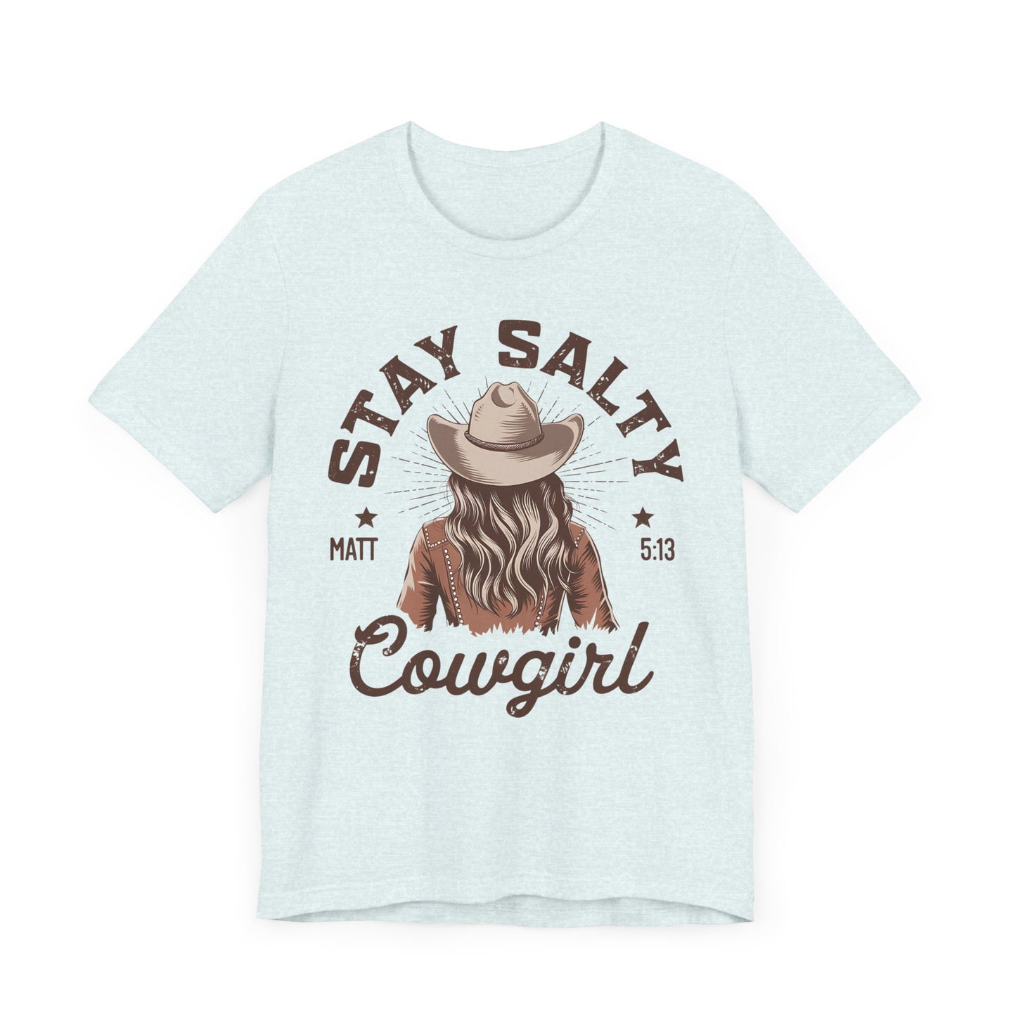Stay Salty Cowgirl Jersey Short Sleeve Tee