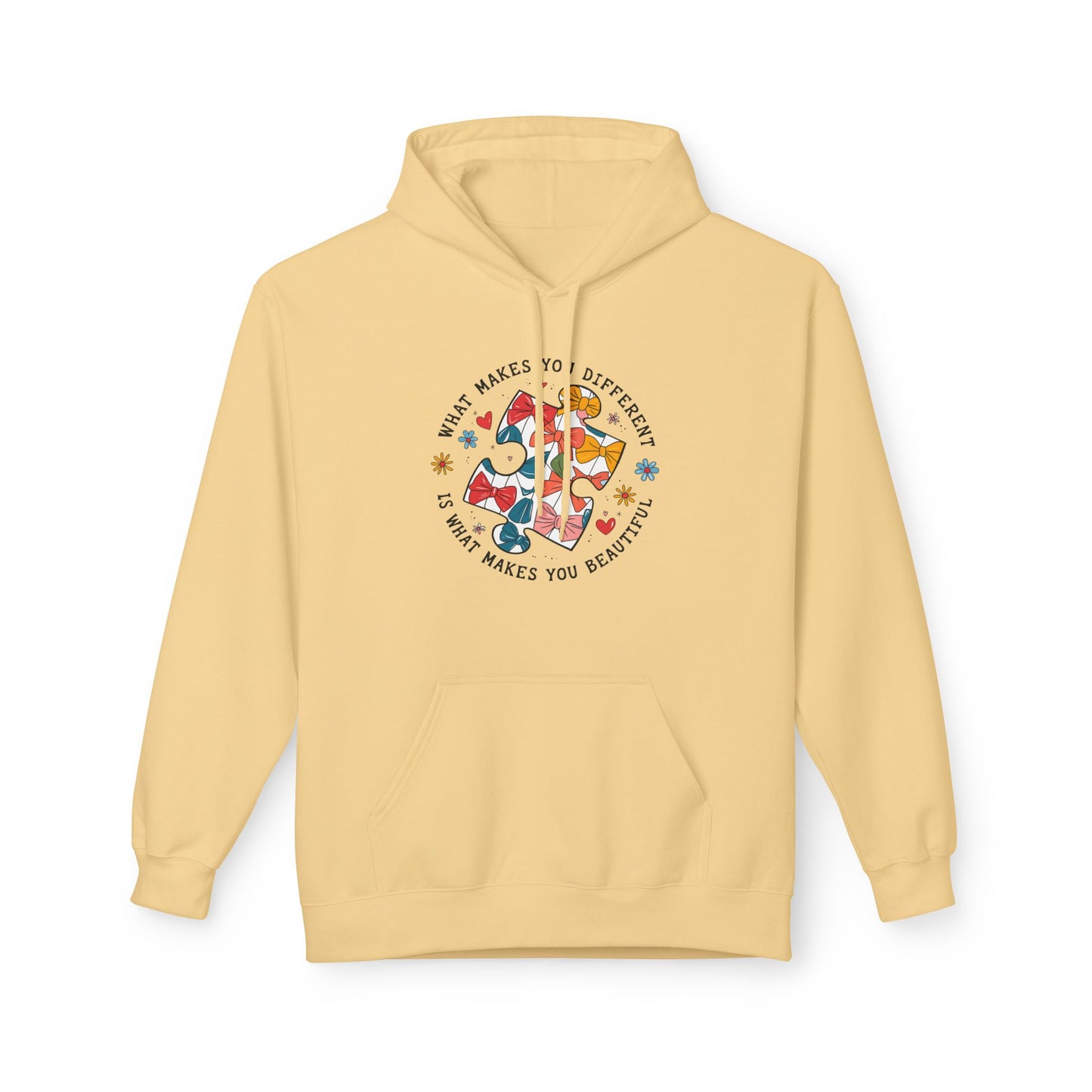 Retro Autism Coquette Midweight Softstyle Fleece Hoodie