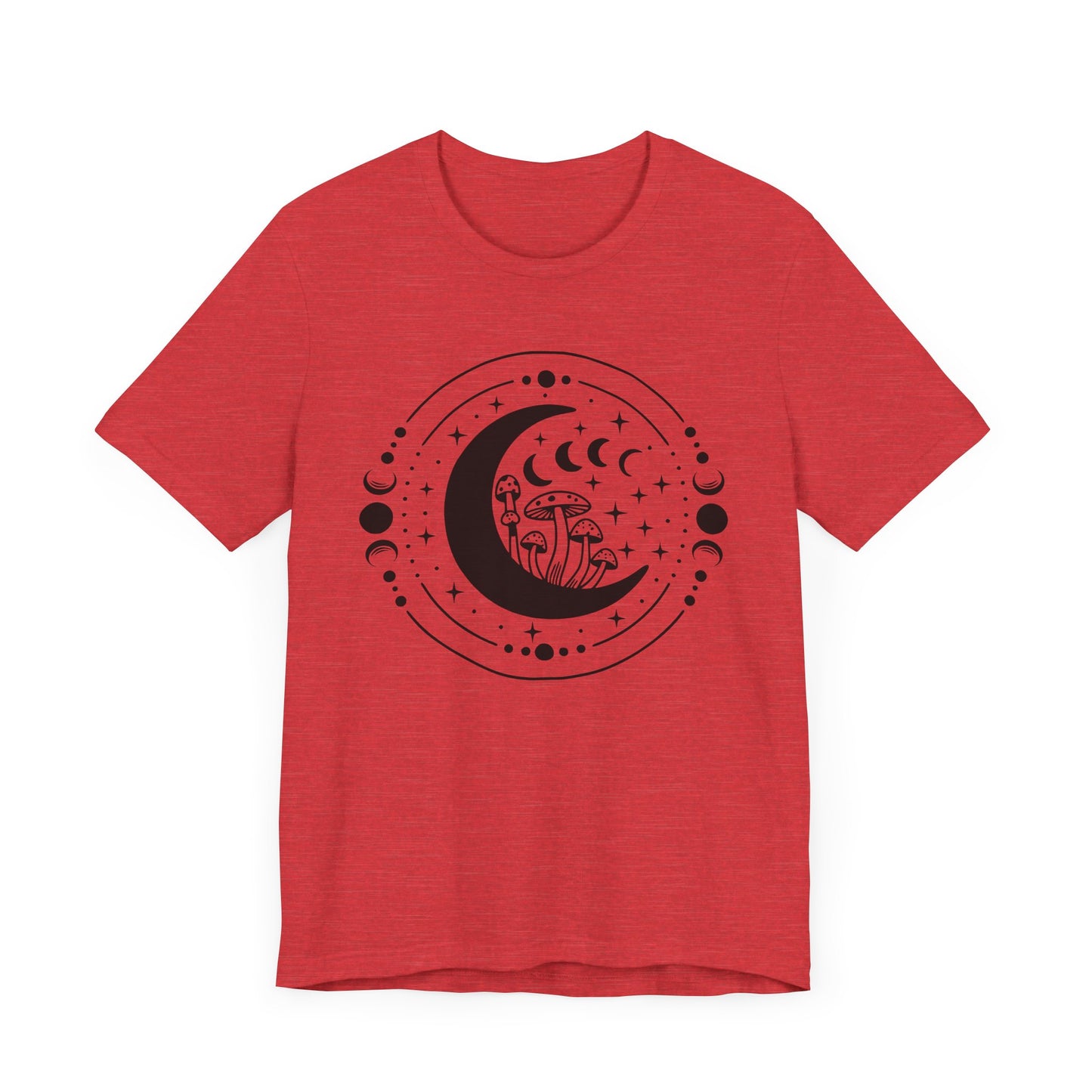Moon and Mushroom Jersey Short Sleeve Tee