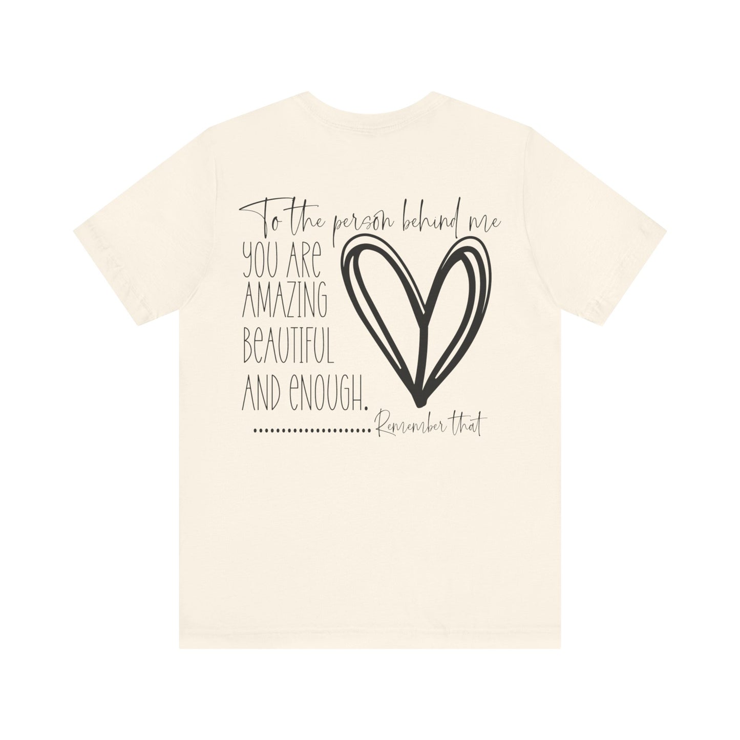 Person Behind Me Jersey Short Sleeve Tee