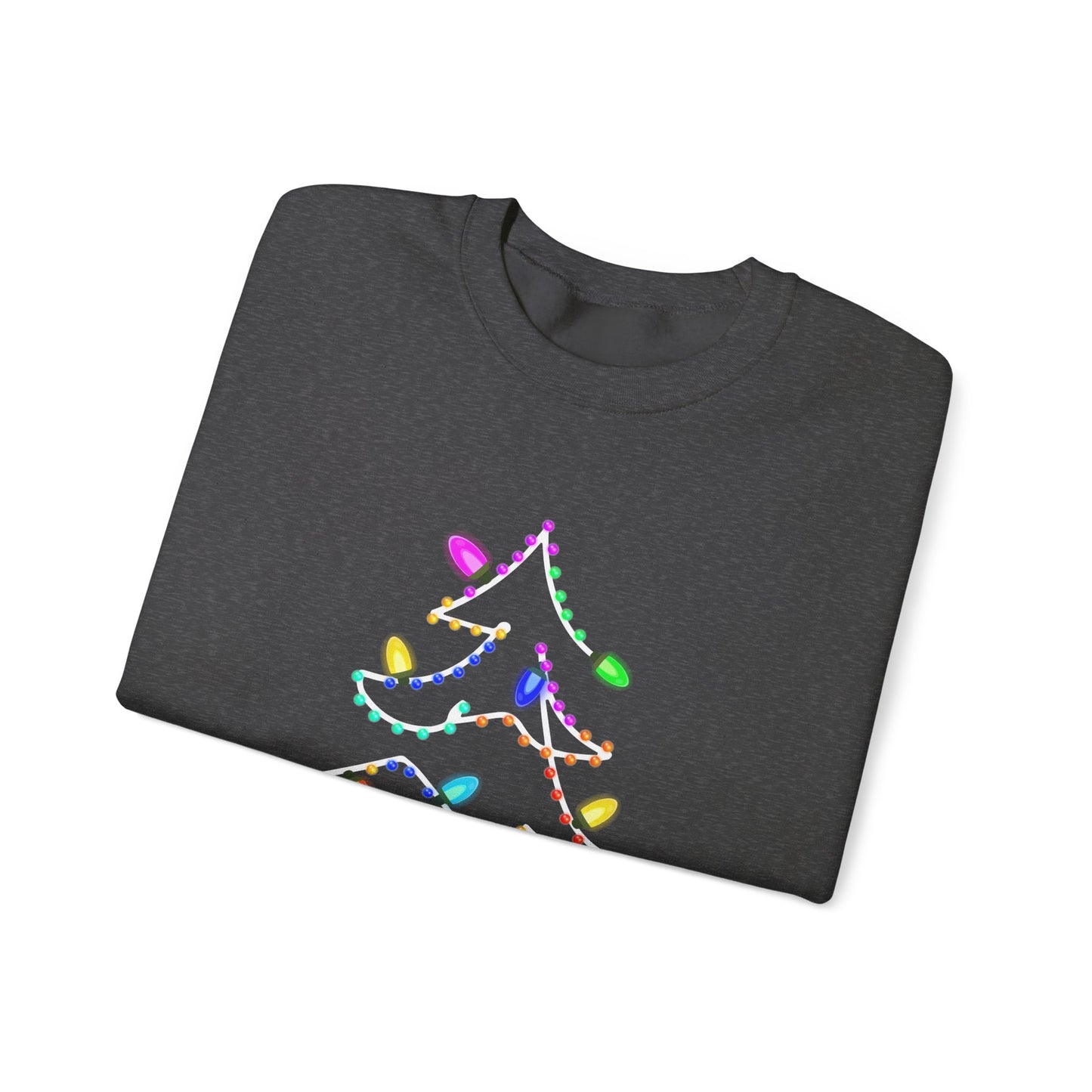 Lighted Christmas Tree  Heavy Blend™ Crewneck Sweatshirt