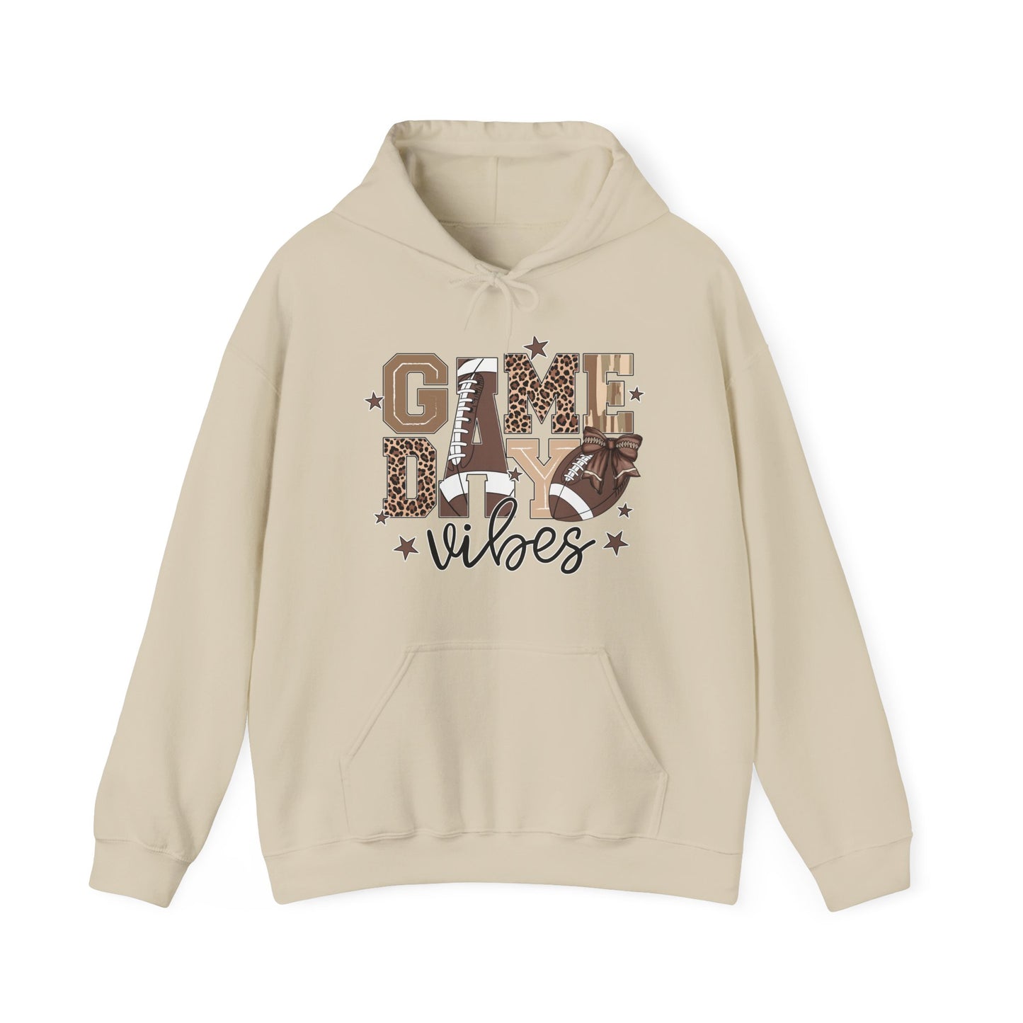 Football Game Day Vibes  Heavy Blend™ Hooded Sweatshirt